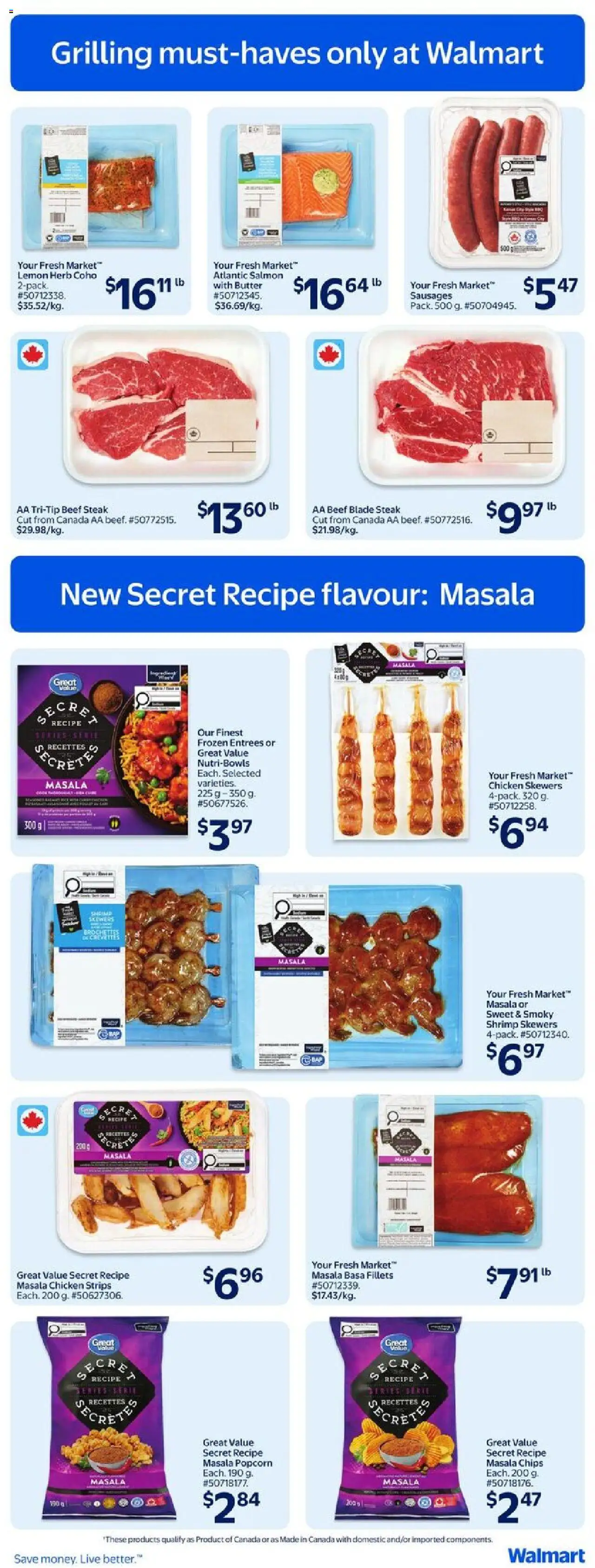 Walmart flyer valid from Jul 10, 2025 - page number 14