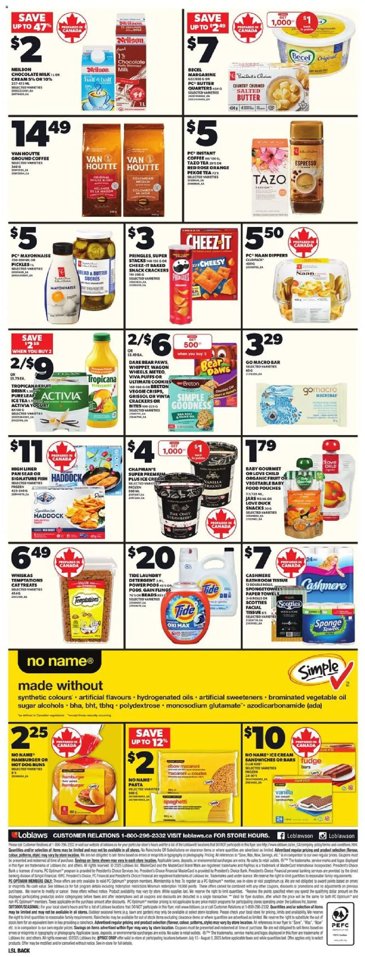 Loblaws flyer valid from Jul 10, 2025 - page number 4