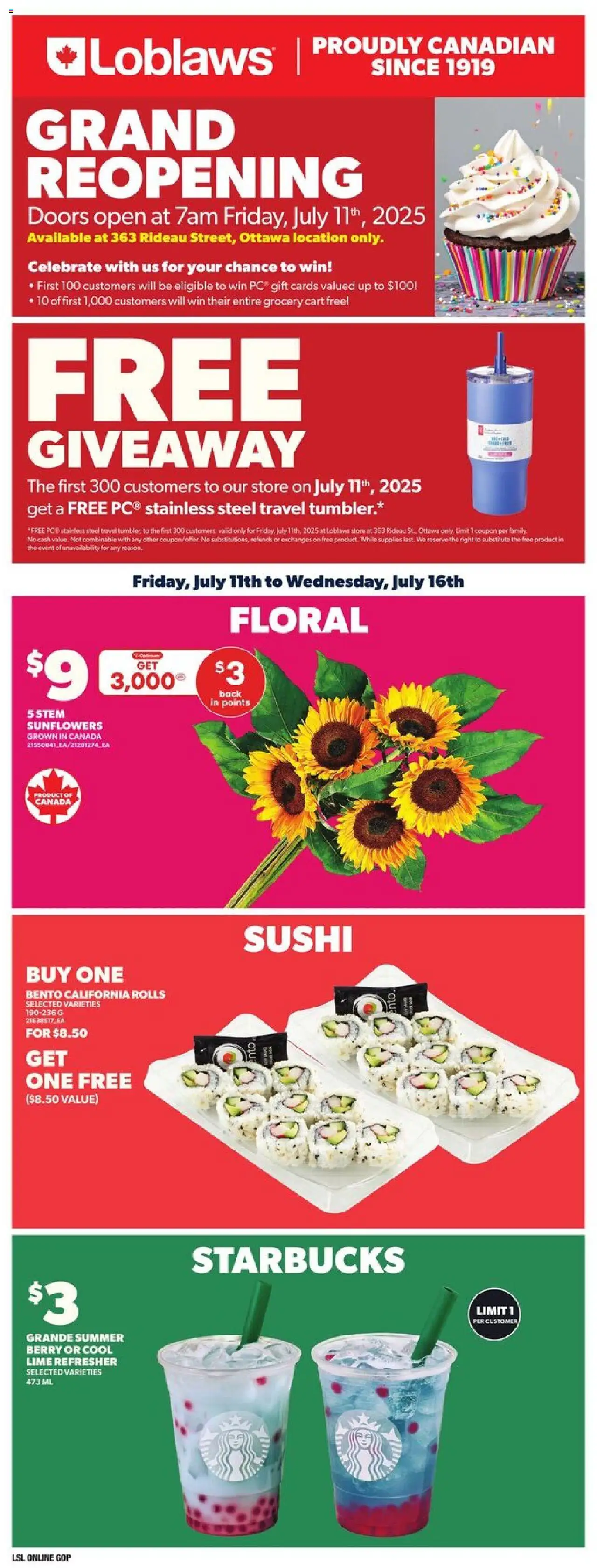 Loblaws flyer valid from Jul 10, 2025 - page number 7