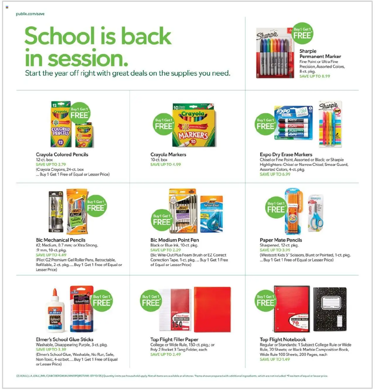 Publix Weekly ad from (07/09/2025) - Ad this week, Flyer - Page number 2