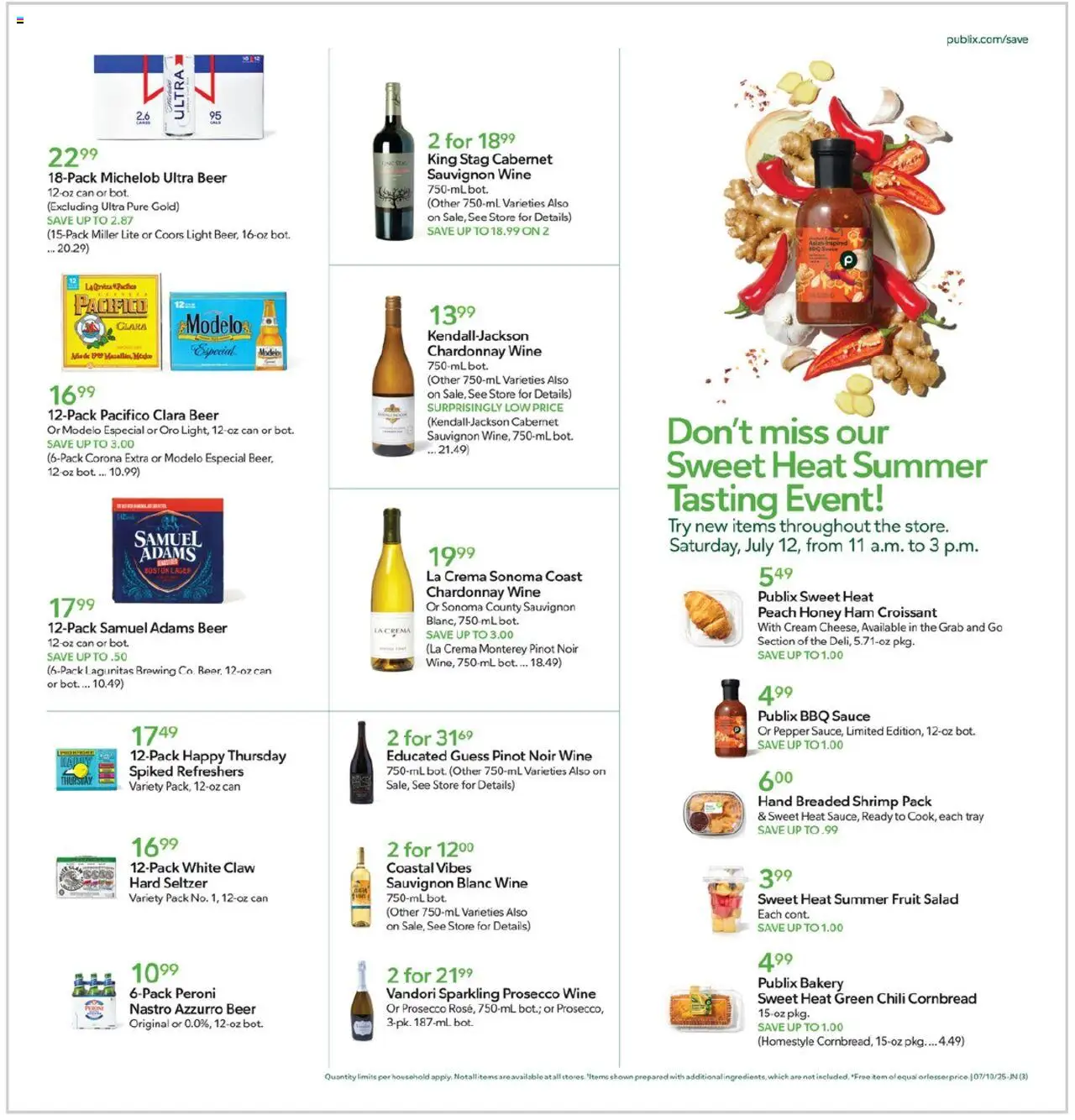 Publix Weekly ad from (07/09/2025) - Ad this week, Flyer - Page number 3