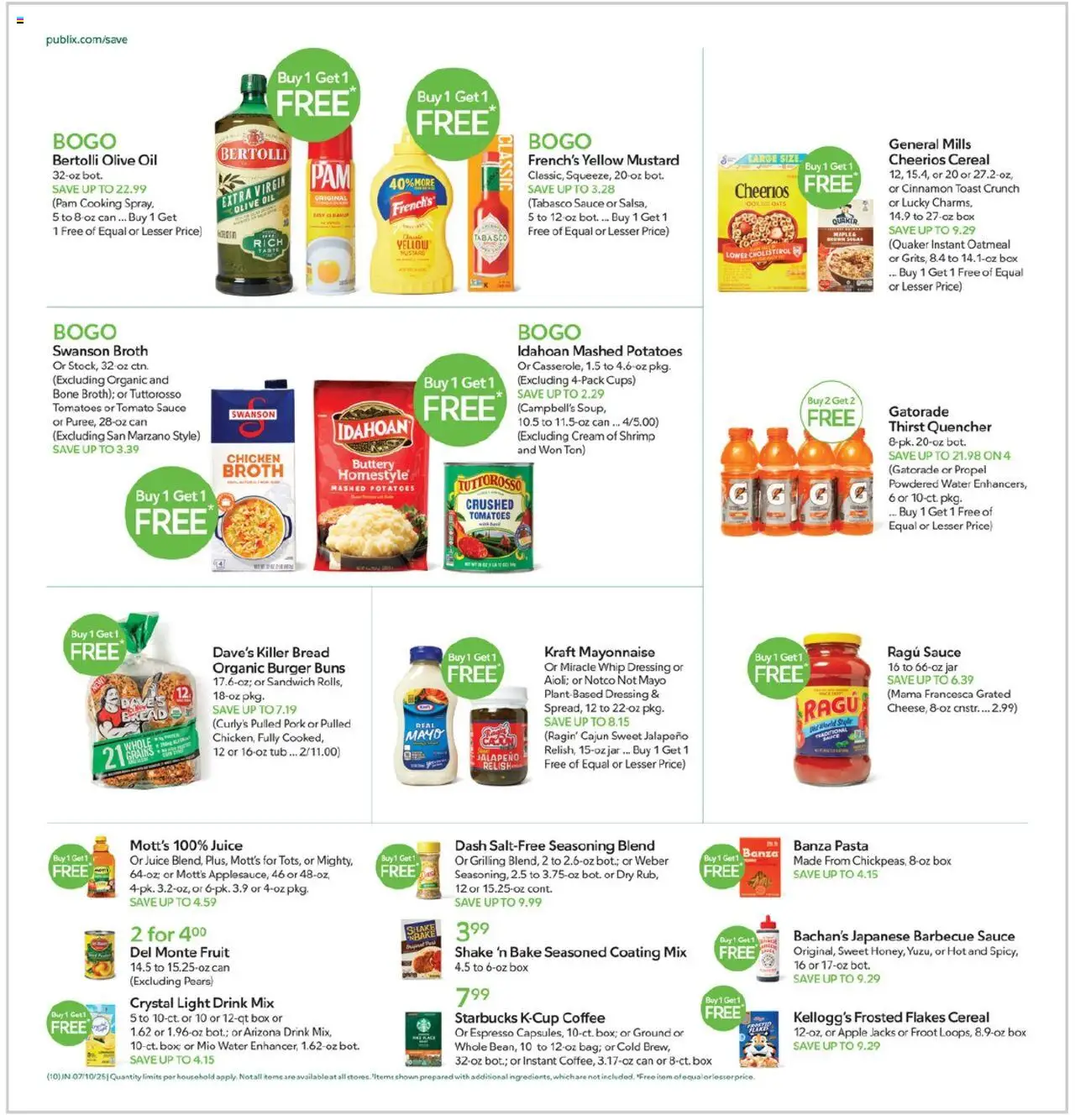 Publix Weekly ad from (07/09/2025) - Ad this week, Flyer - Page number 10