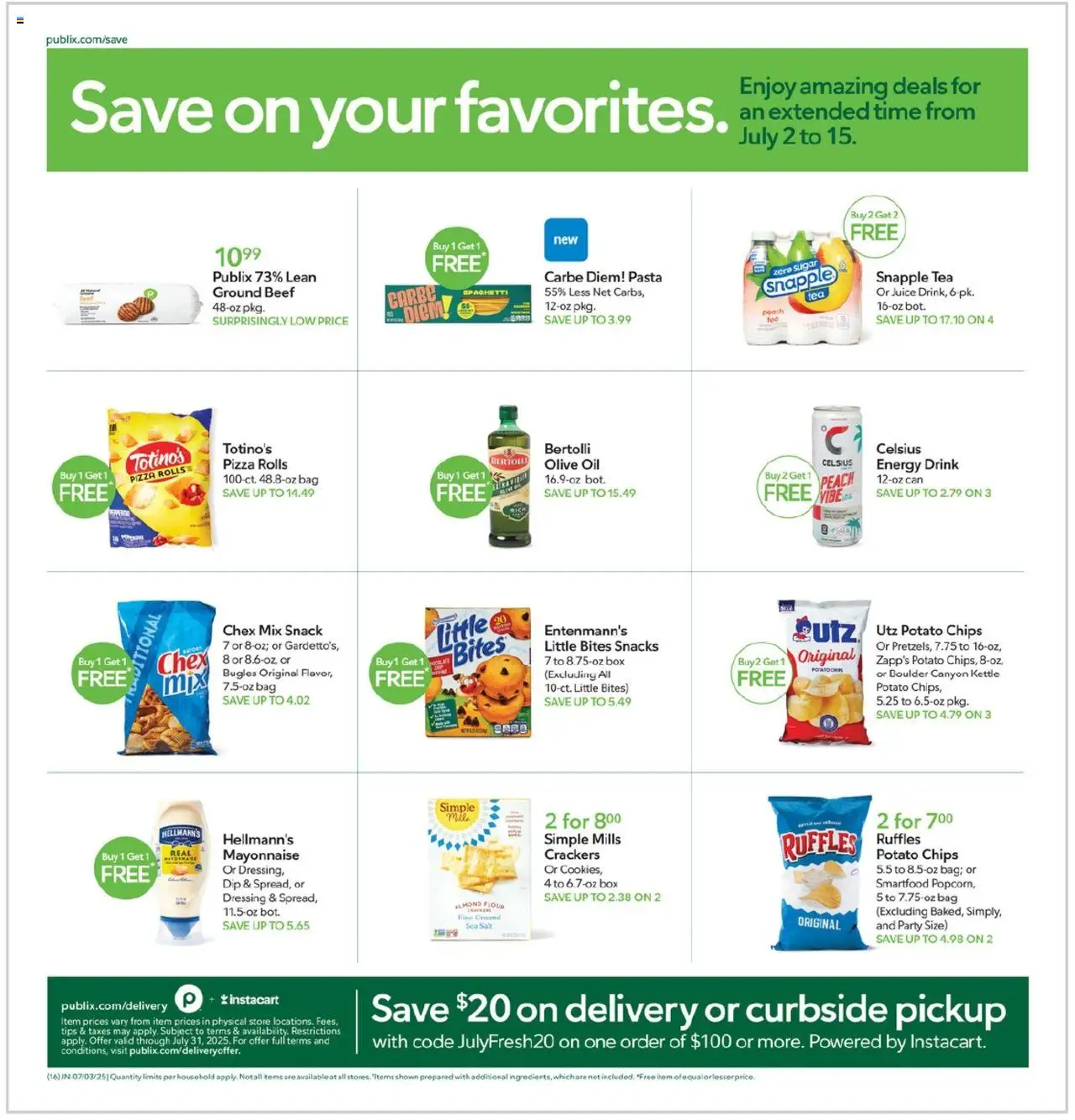 Publix Weekly ad from (07/09/2025) - Ad this week, Flyer - Page number 17