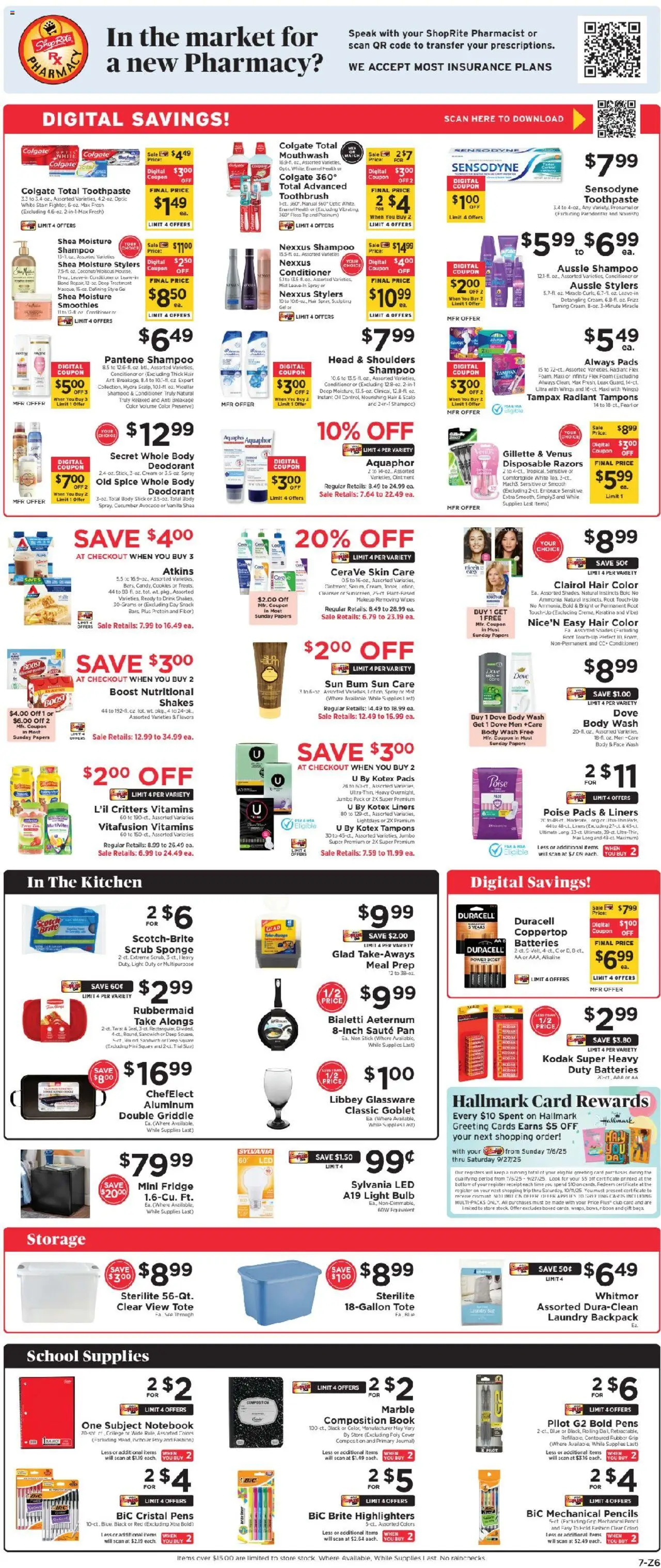 ShopRite Circular from 07/13/2025 >> Weekly Ad, flyer - Page number 8