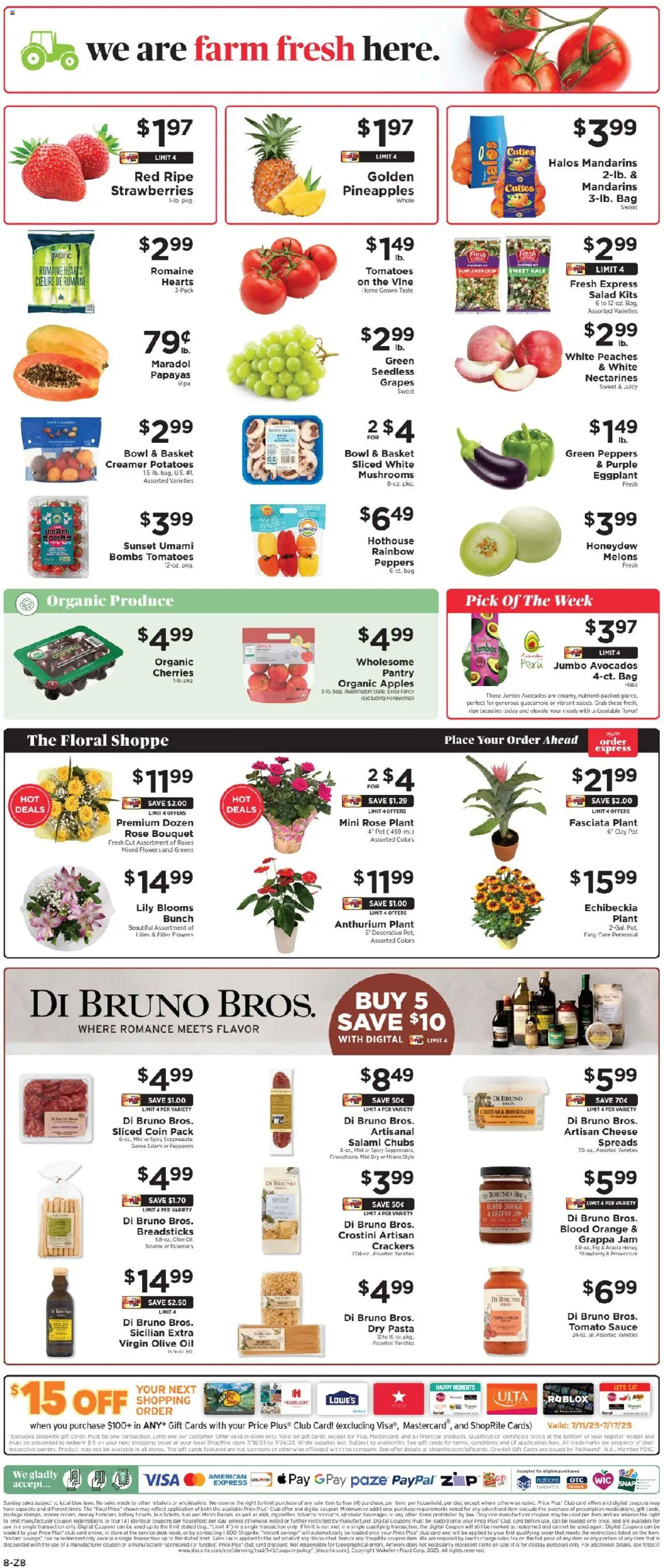 ShopRite Circular from 07/11/2025 >> Weekly Ad, flyer - Page number 9