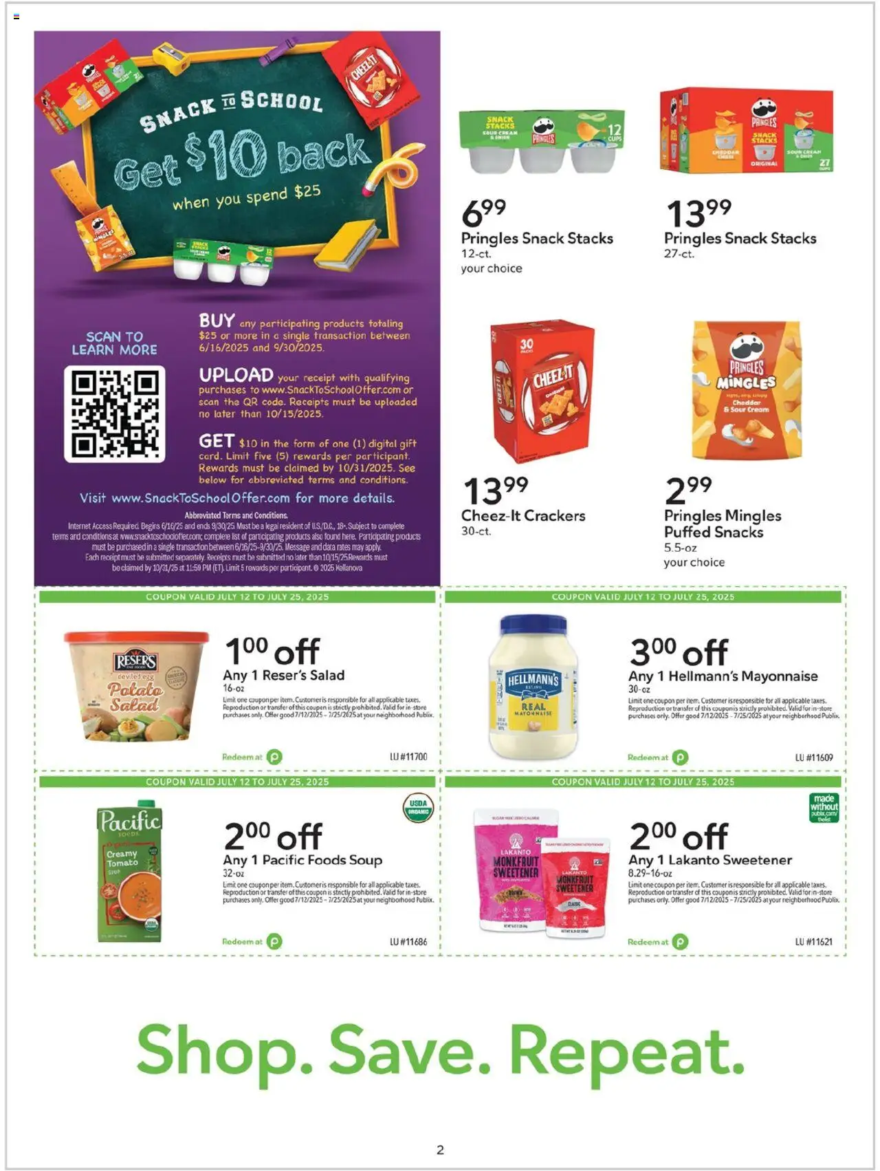 Publix Weekly ad from (07/12/2025) - Ad this week, Flyer - Page number 2
