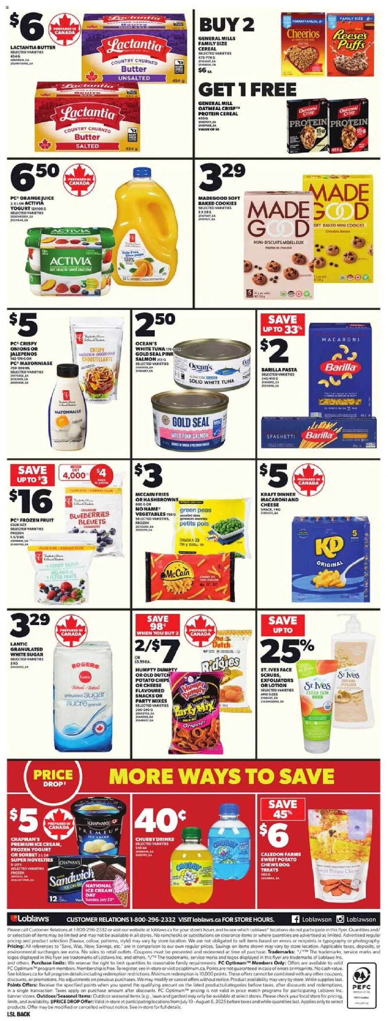 Loblaws flyer valid from Jul 17, 2025 - page number 4