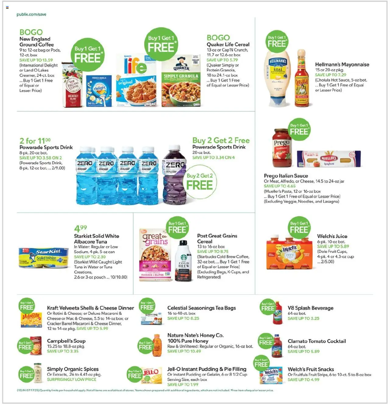 Publix Weekly ad from (07/16/2025) - Ad this week, Flyer - Page number 10