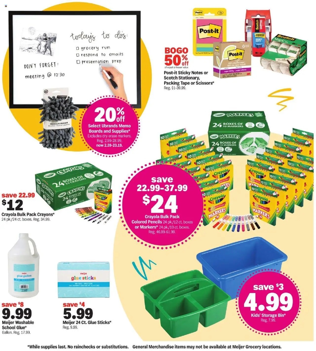 MEIJER AD from 07/13/2025 - Back-to-School for Less - PREVIEW - Page number 5