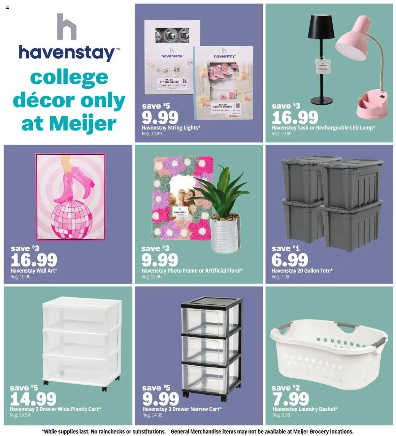 MEIJER AD from 07/13/2025 - Back-to-School for Less - PREVIEW - Page number 8