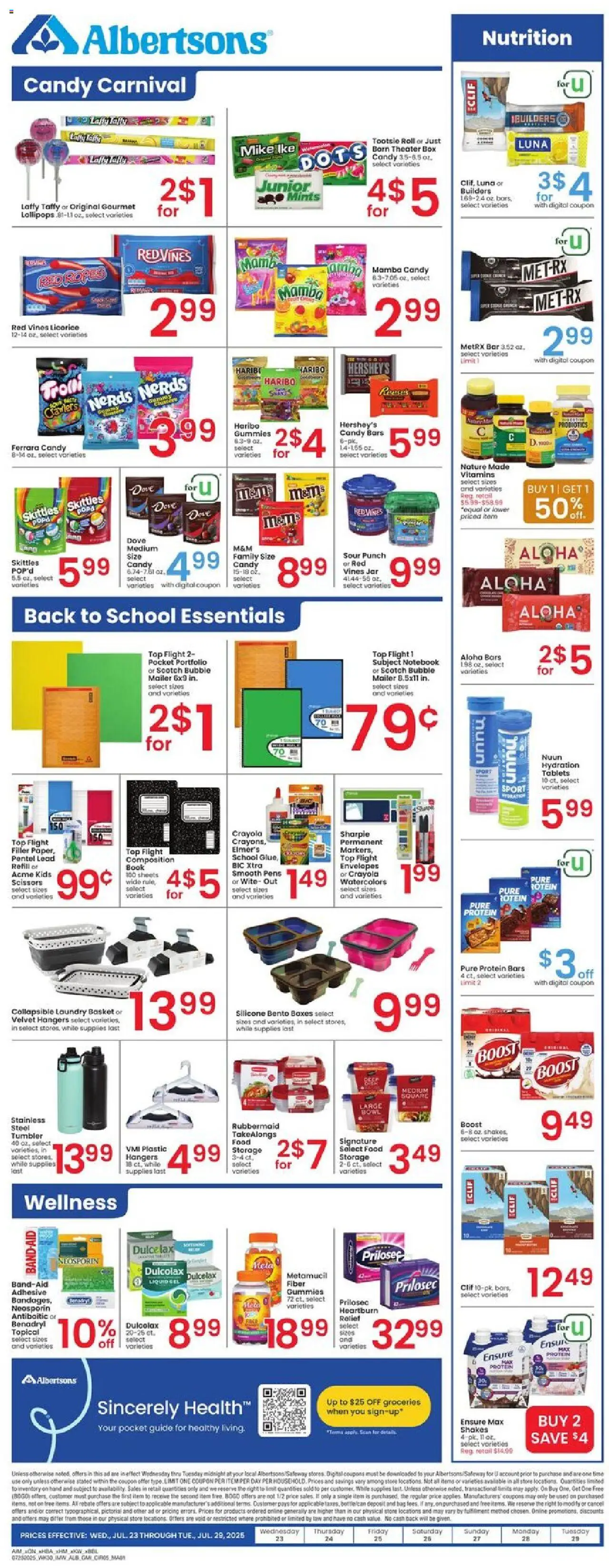 Albertsons Weekly Ad from 07/23/2025 - Flyer - Page number 5