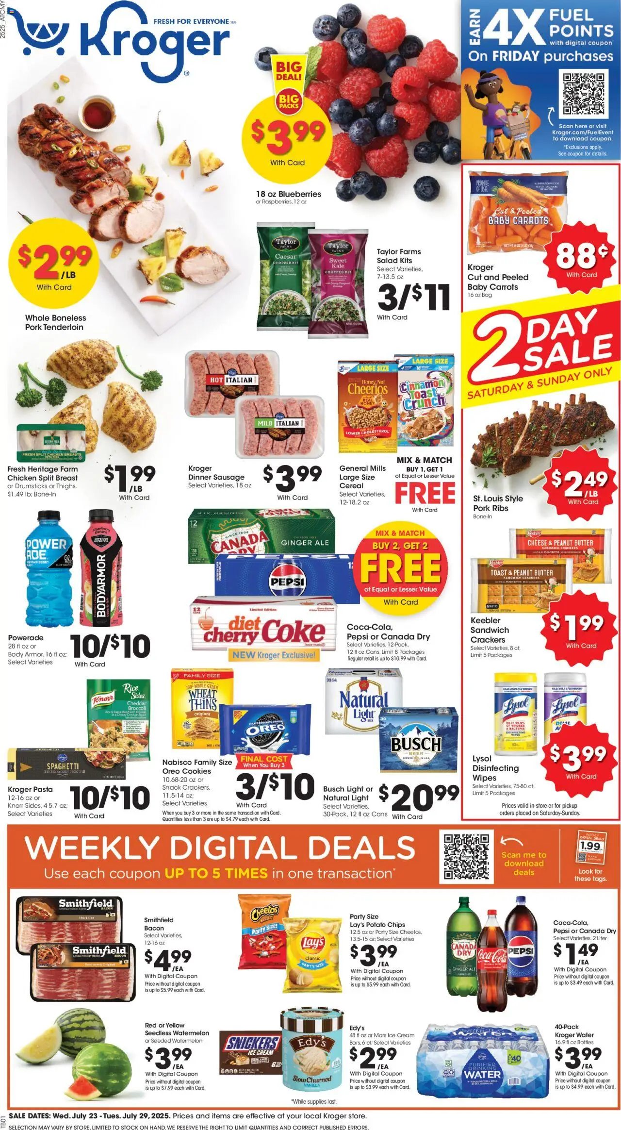 Kroger Weekly ads from 07/23/2025 >> Ad for next week - Page number 1