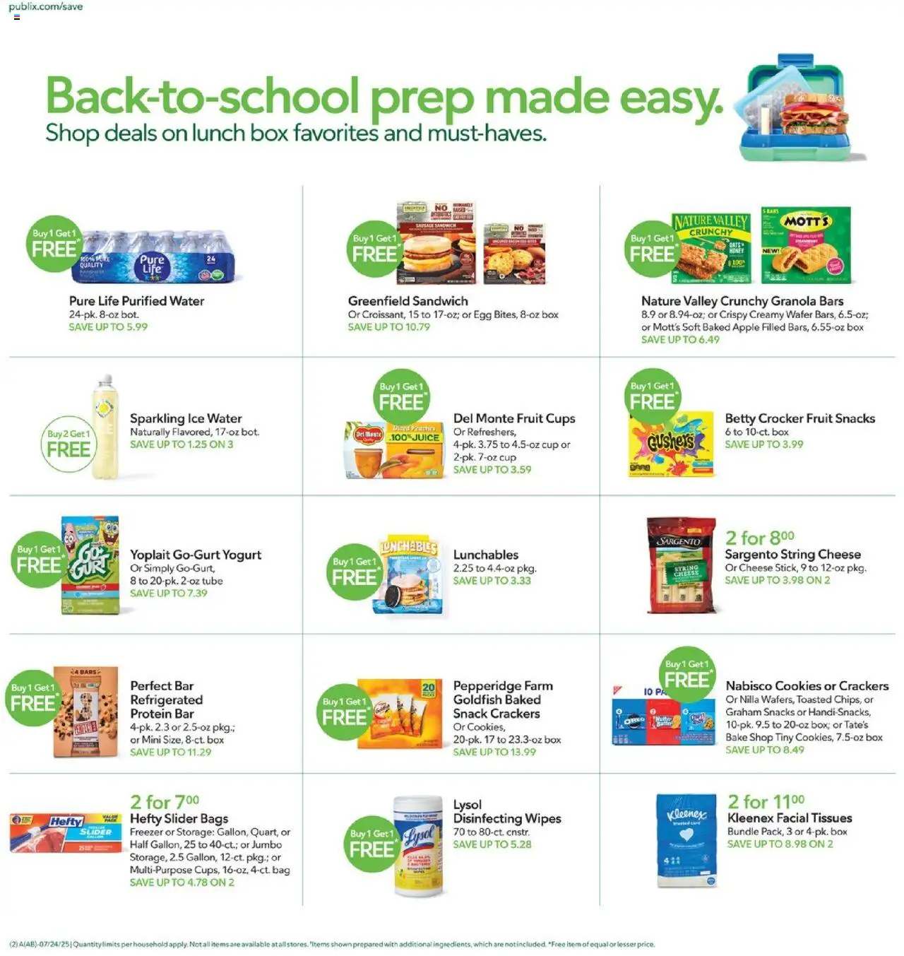 Publix Weekly ad from (07/23/2025) - Ad this week, Flyer - Page number 2