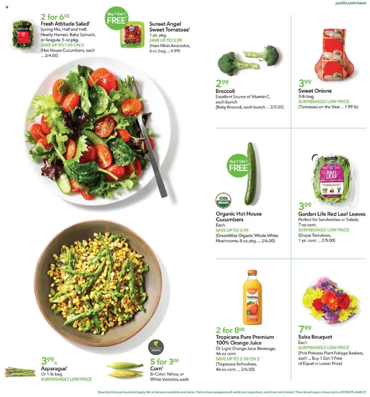 Publix Weekly ad from (07/23/2025) - Ad this week, Flyer - Page number 7