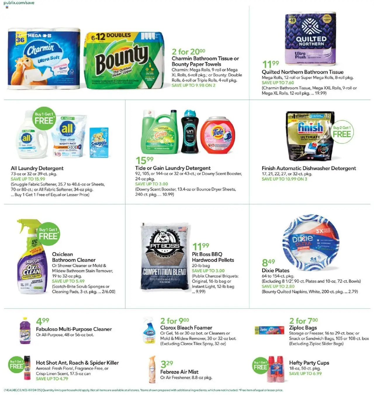 Publix Weekly ad from (07/23/2025) - Ad this week, Flyer - Page number 14