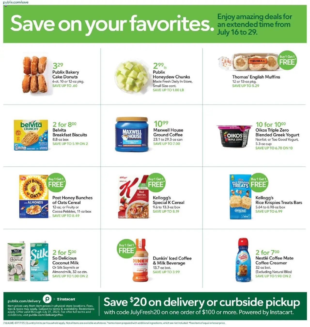 Publix Weekly ad from (07/23/2025) - Ad this week, Flyer - Page number 17