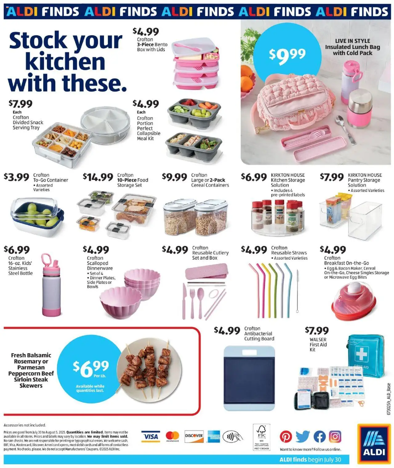 Aldi Weekly Ad from 07/30/2025 - Flyer, Sales ad - Page number 2