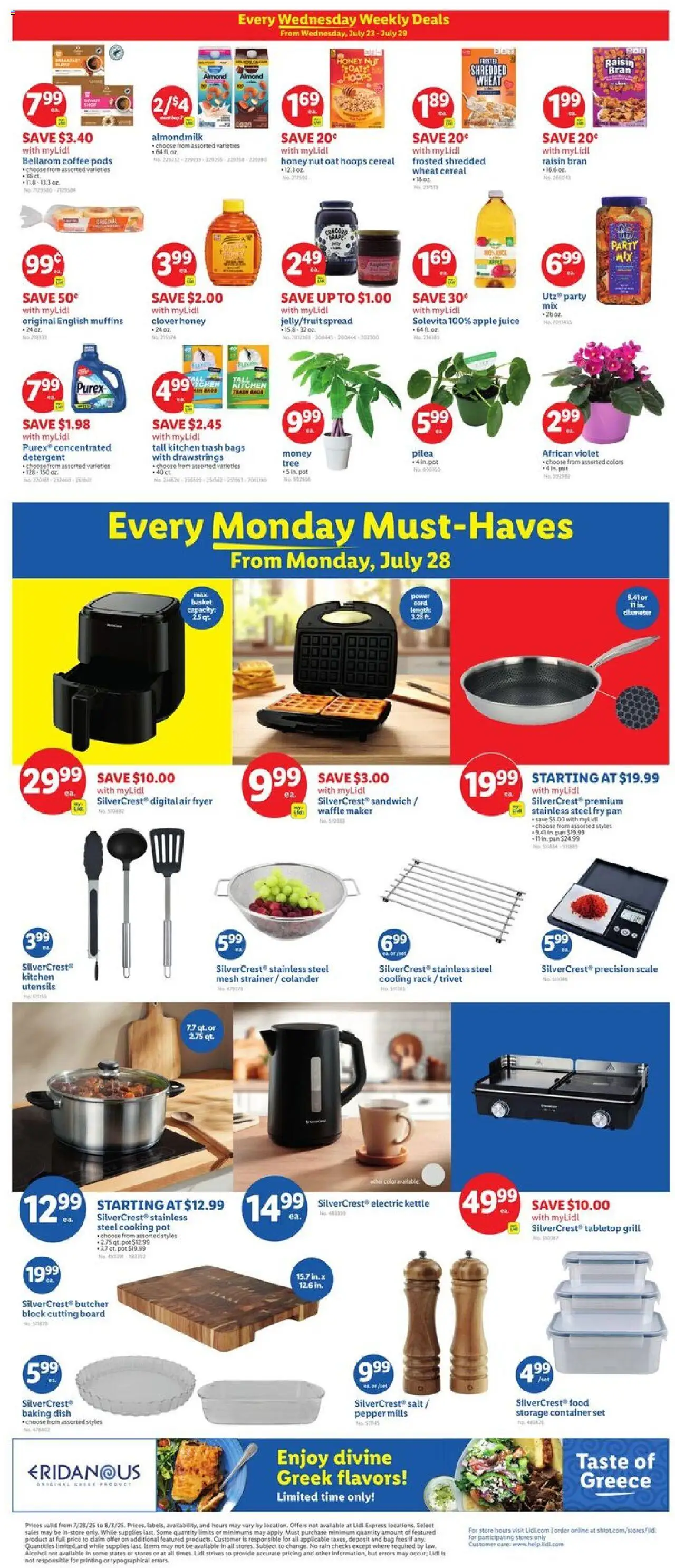 Lidl Weekly Ad - NC from 07/23/2025 - Circular, Weekly flyer - Page number 2