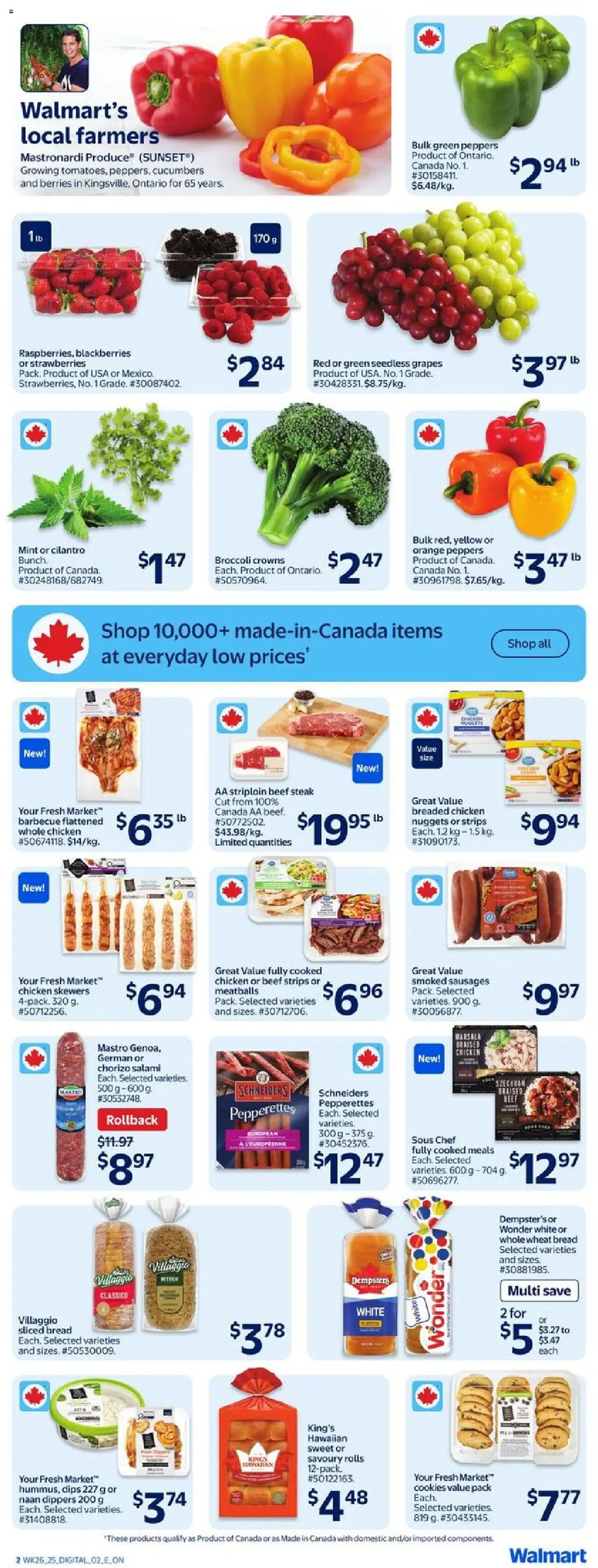 Walmart flyer valid from Jul 24, 2025 - page number 2