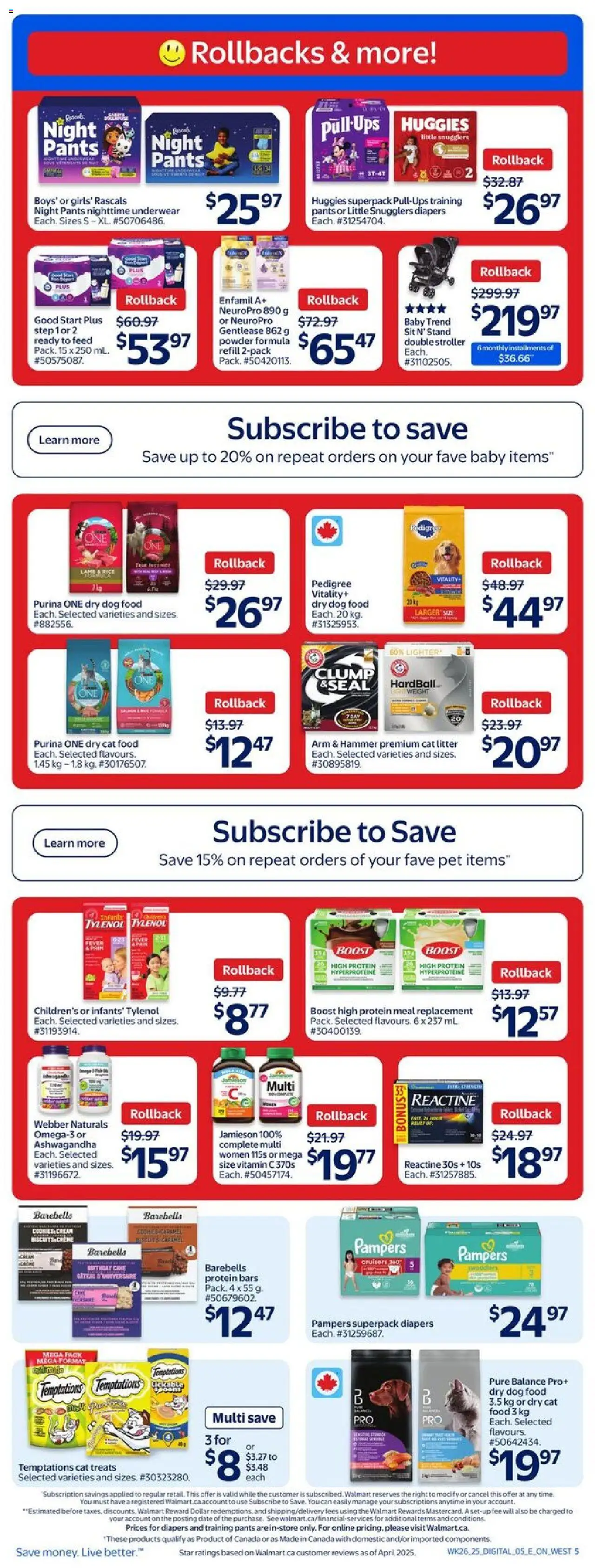 Walmart flyer valid from Jul 24, 2025 - page number 8