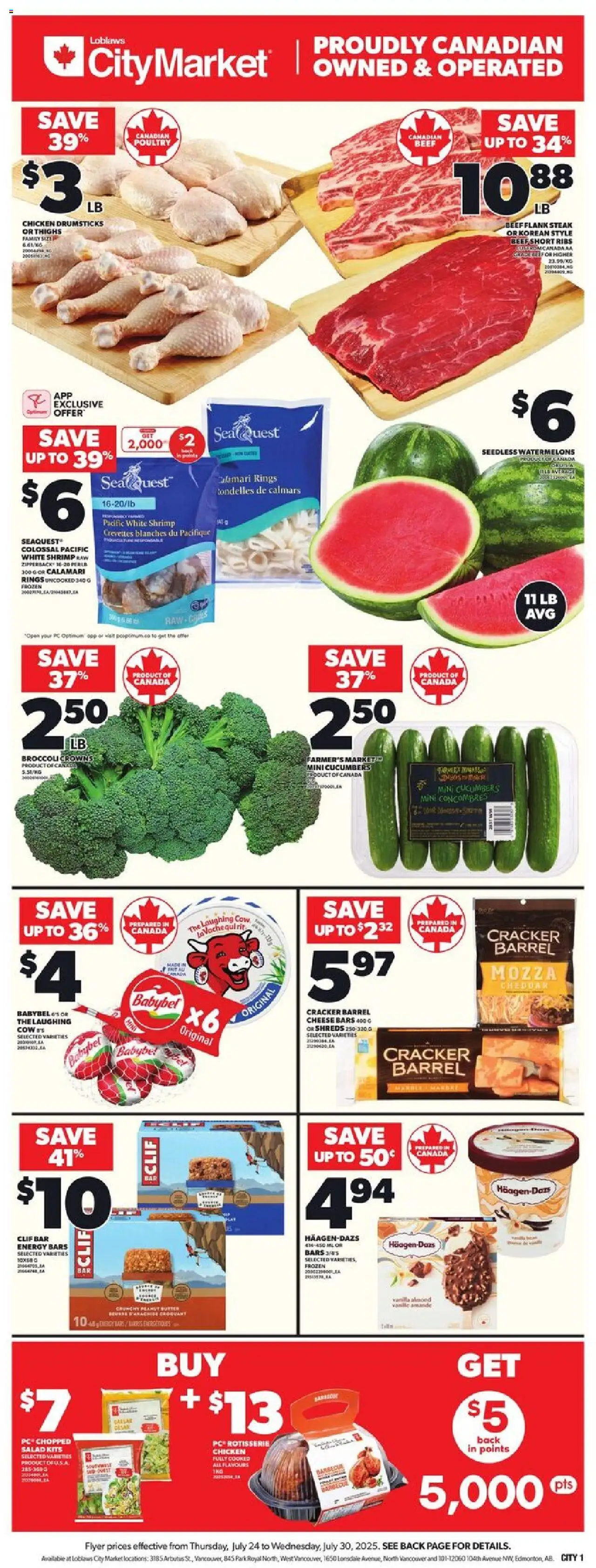 Loblaws flyer valid from Jul 24, 2025 - page number 3