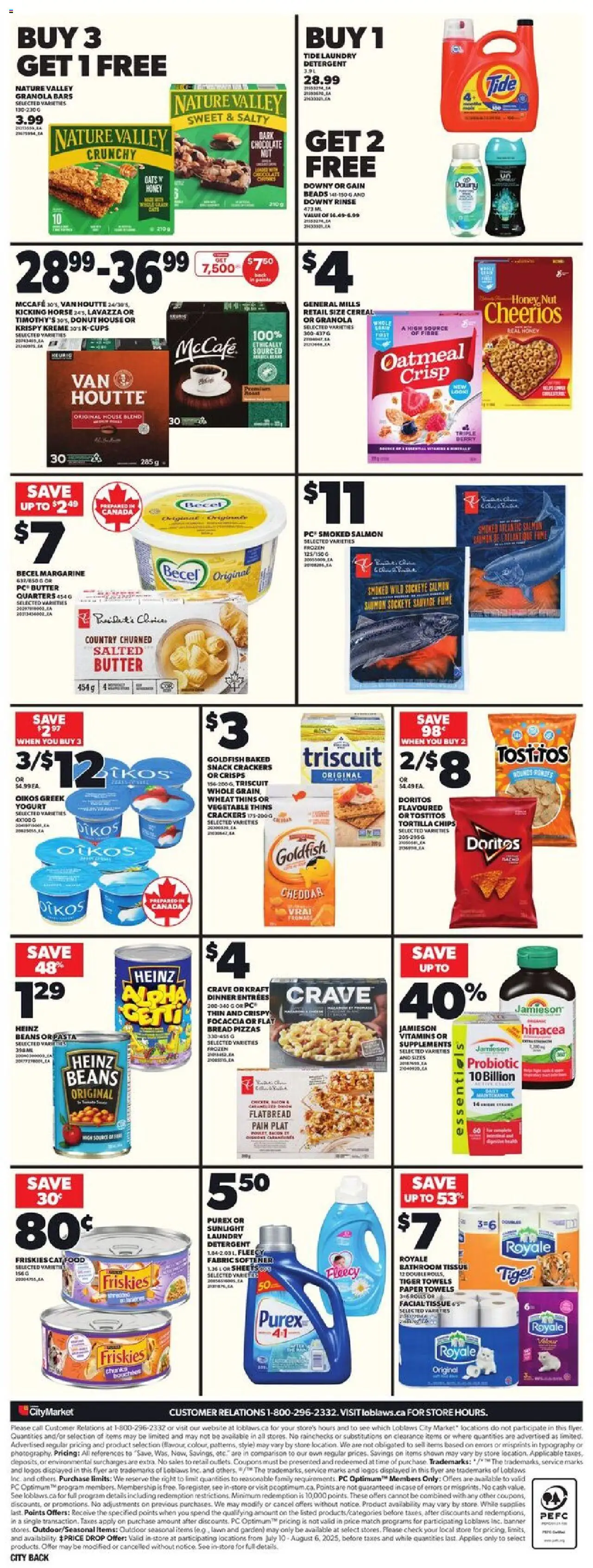 Loblaws flyer valid from Jul 24, 2025 - page number 4