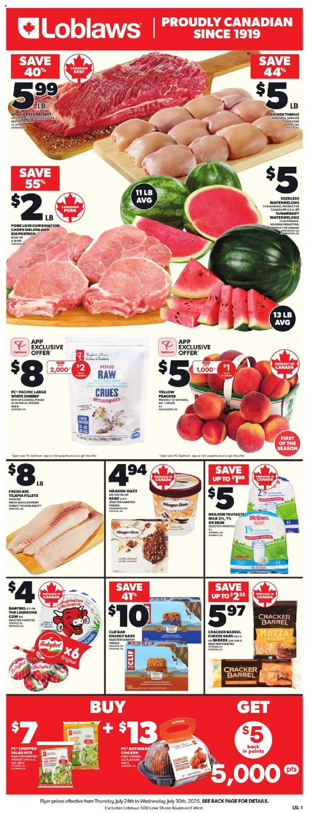 Loblaws flyer valid from Jul 24, 2025 - page number 3