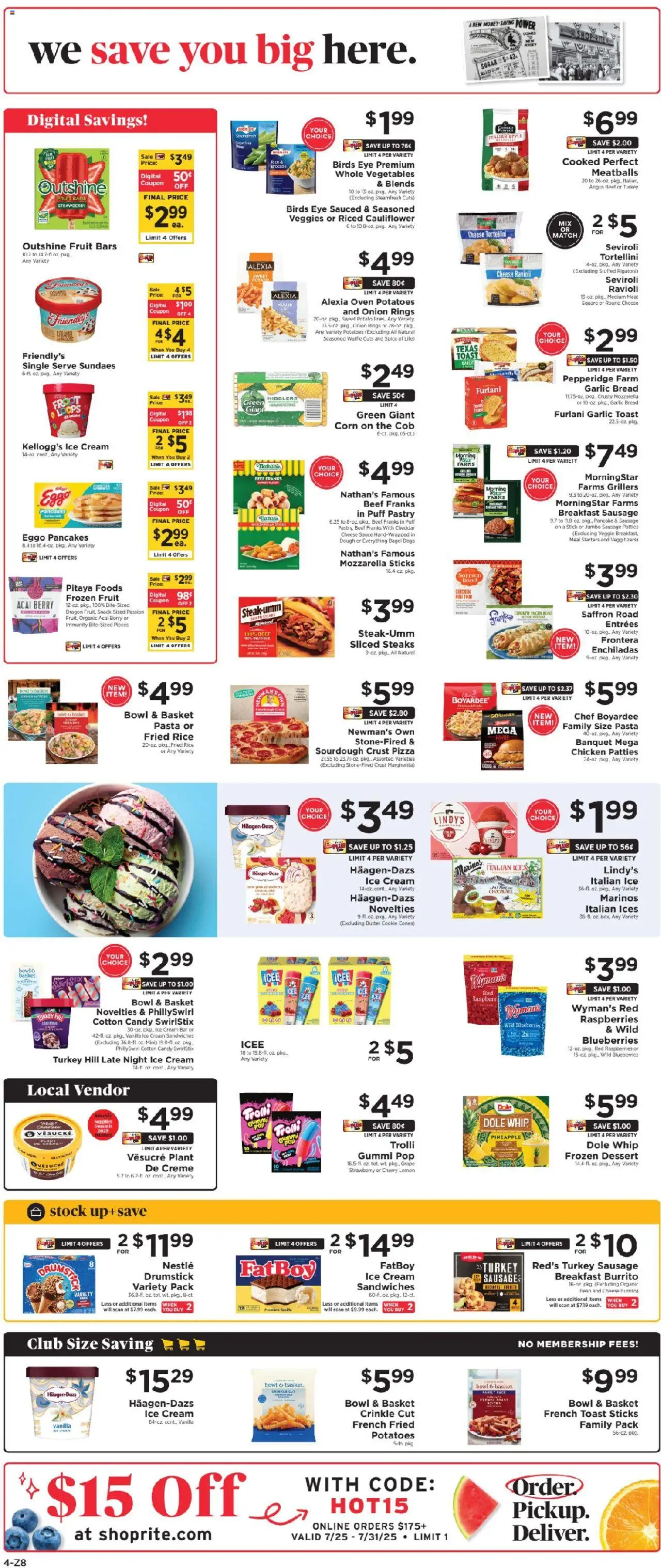 ShopRite Circular from 07/24/2025 >> Weekly Ad, flyer - Page number 4