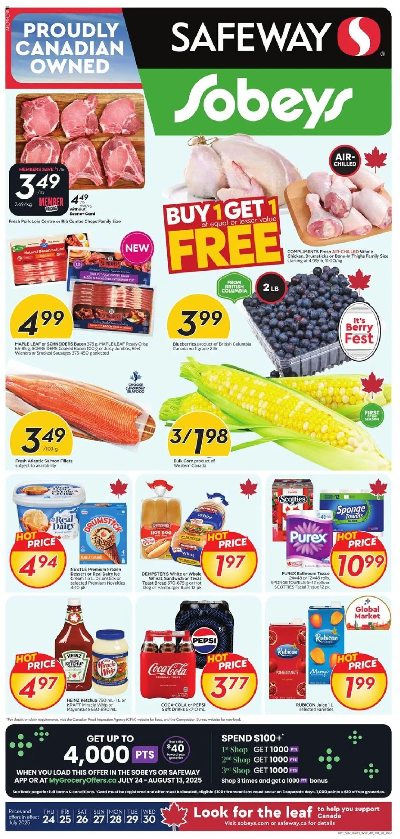 Sobeys flyer valid from Jul 24, 2025 - page number 1