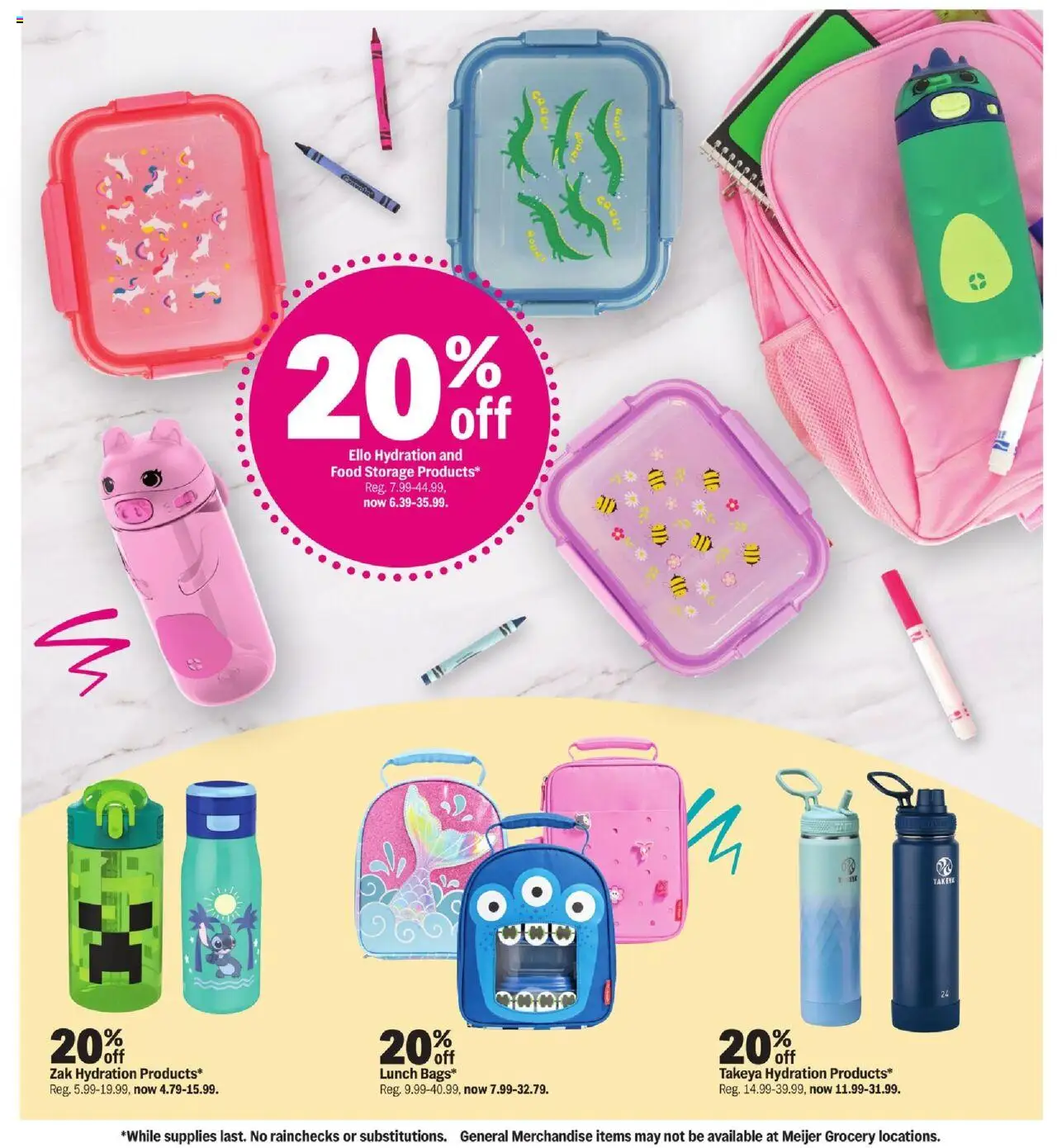 MEIJER AD from 07/27/2025 - Dorm room deals - PREVIEW - Page number 5