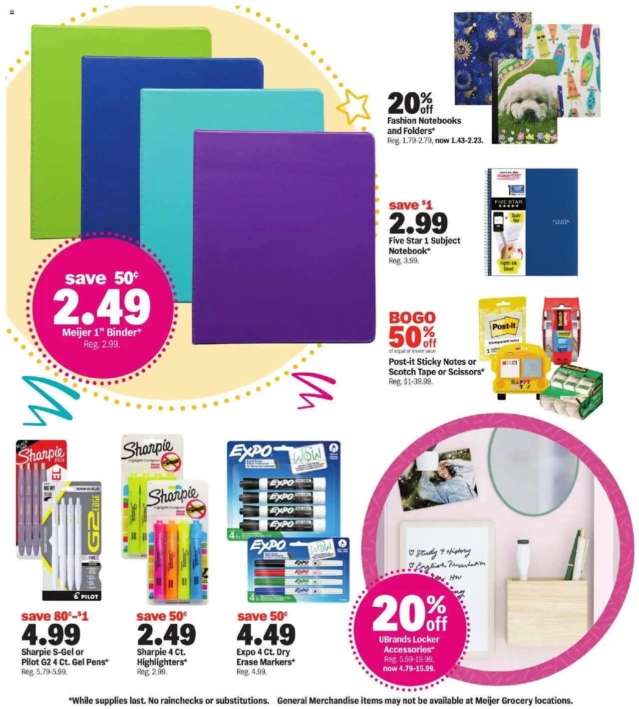 MEIJER AD from 07/27/2025 - Dorm room deals - PREVIEW - Page number 8