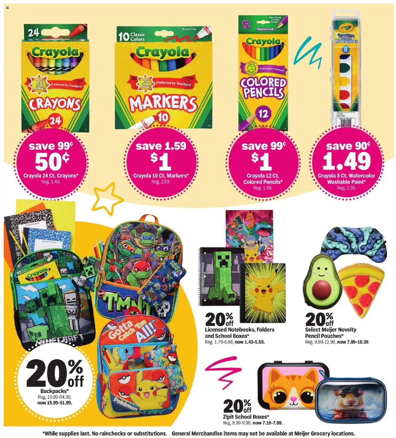 MEIJER AD from 07/27/2025 - Dorm room deals - PREVIEW - Page number 7