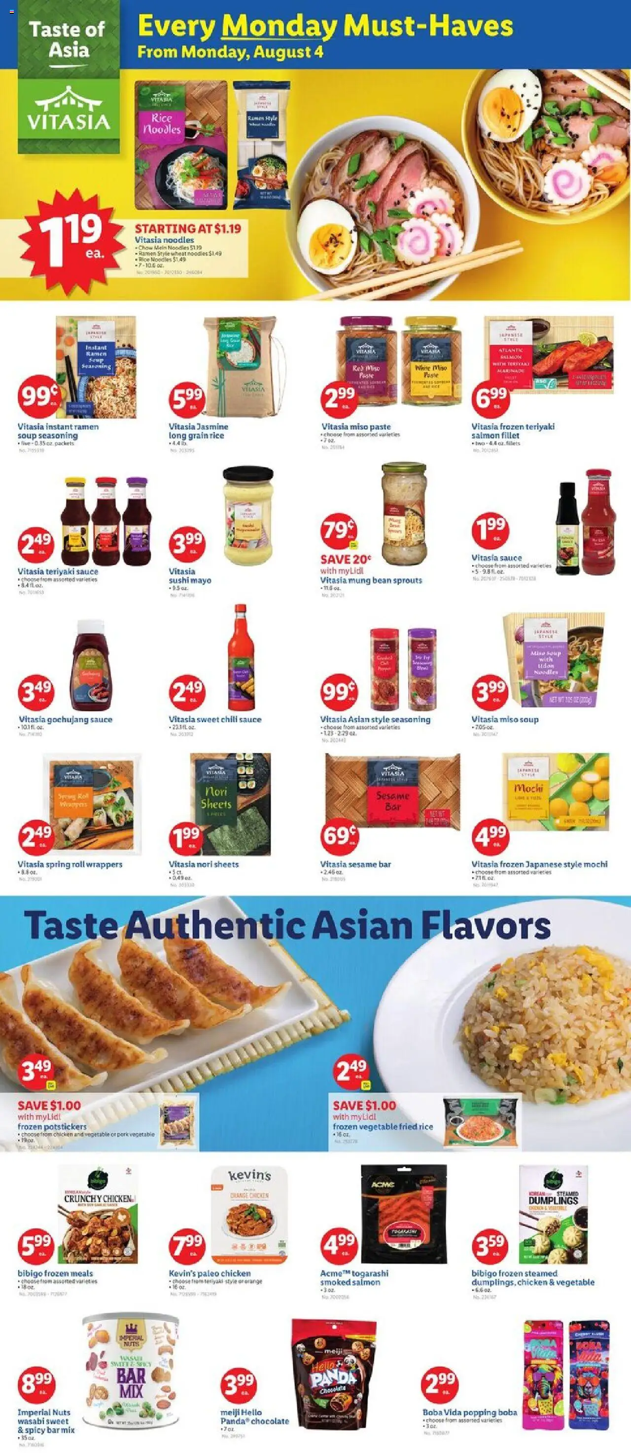 Lidl Weekly Ad - NC from 07/30/2025 - Circular, Weekly flyer - Page number 4