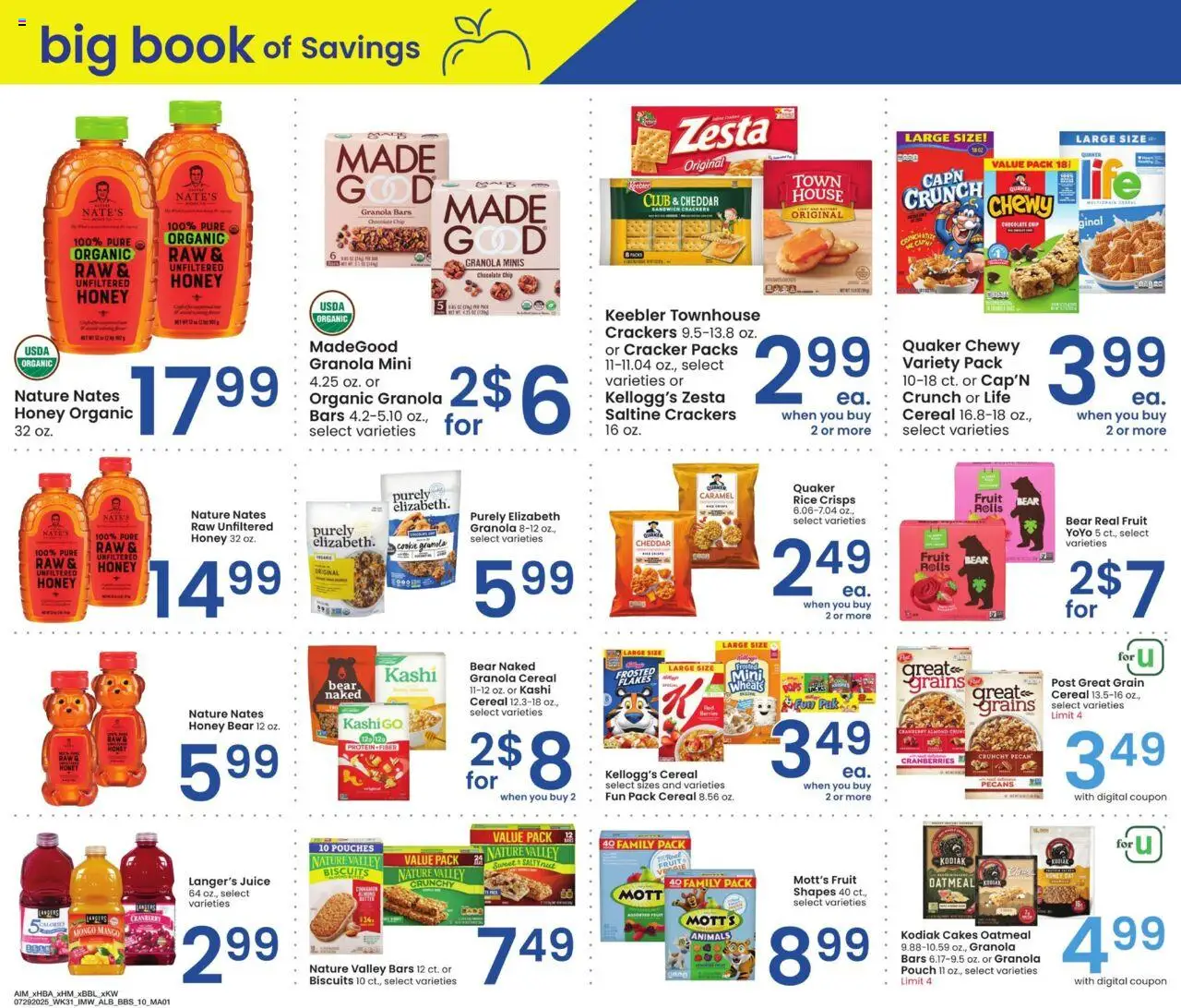 Albertsons Big Book of Savings from 07/29/2025 - Flyer - Page number 10