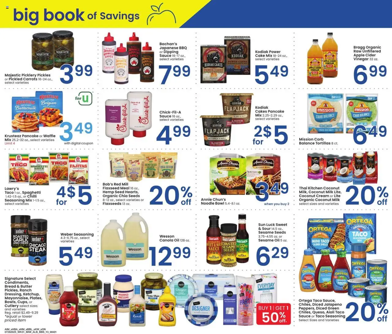 Albertsons Big Book of Savings from 07/29/2025 - Flyer - Page number 13