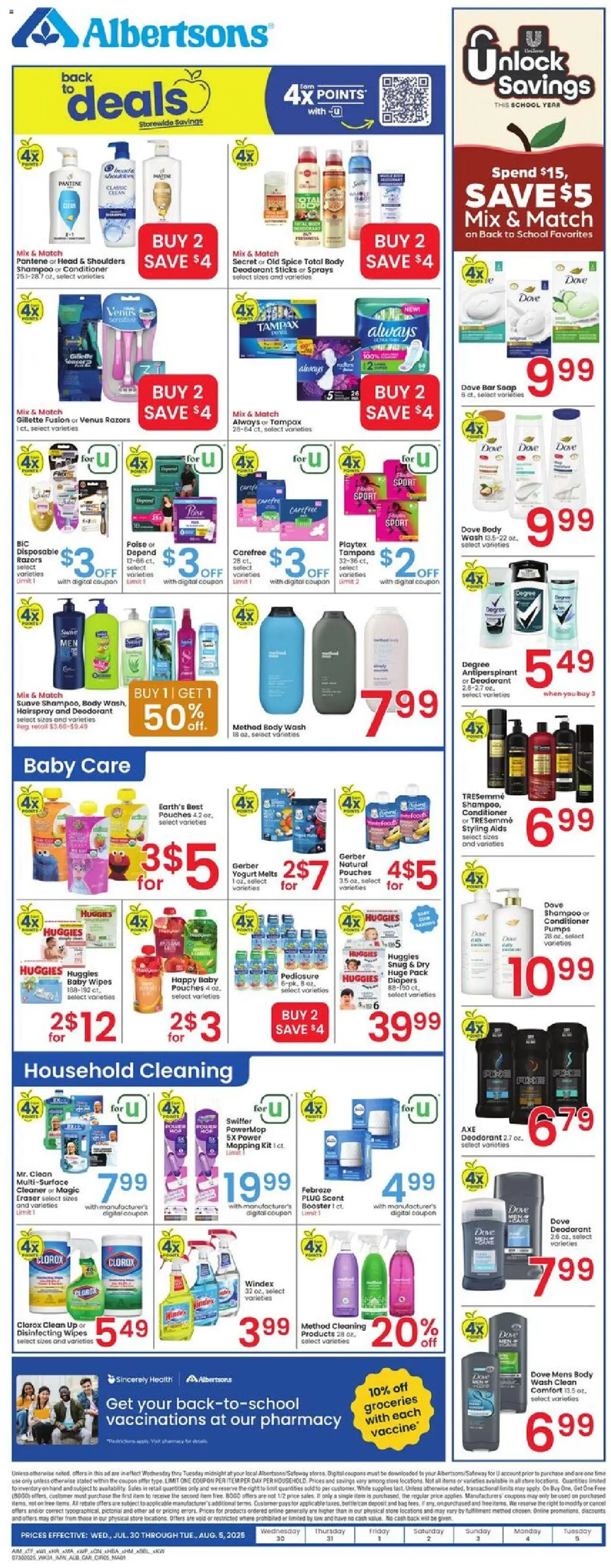 Albertsons Weekly Ad from 07/30/2025 - Flyer - Page number 5