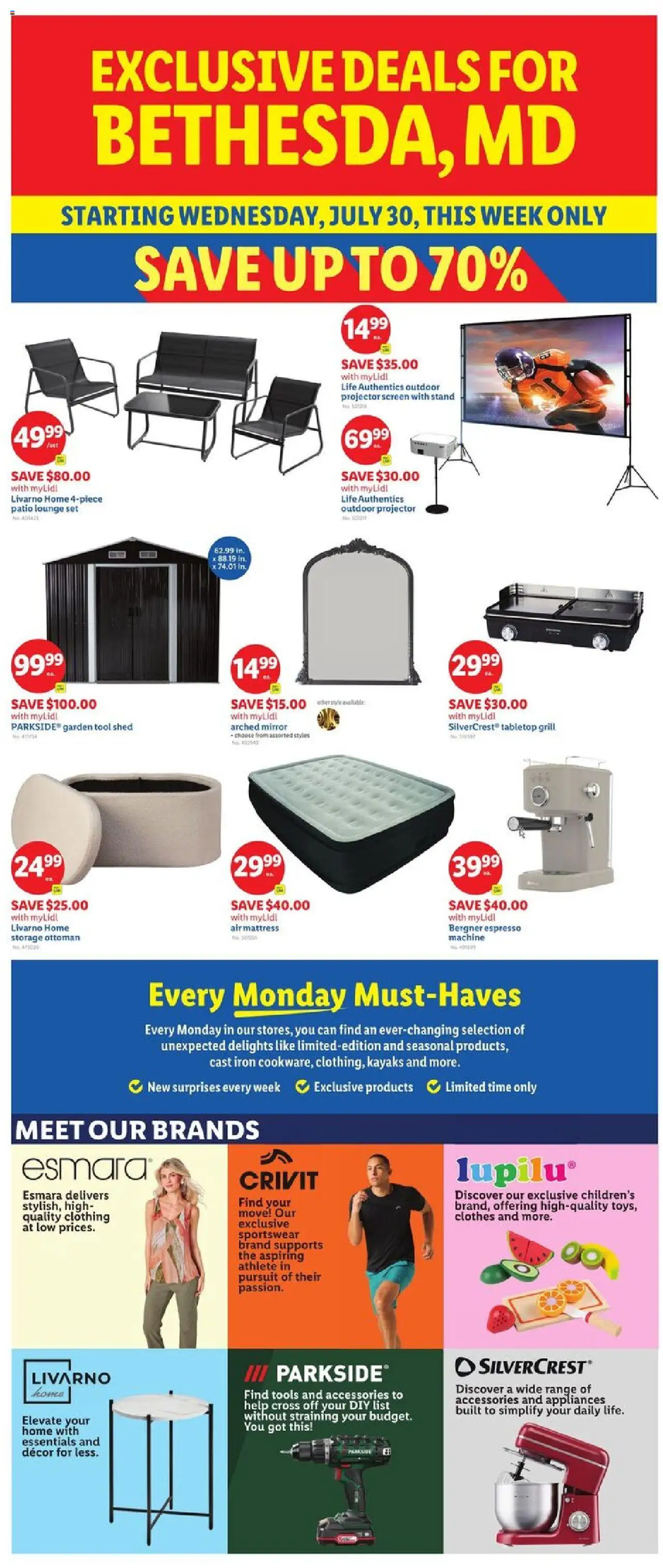 Lidl Weekly Ad from 07/30/2025 - Circular, Weekly flyer - Page number 3