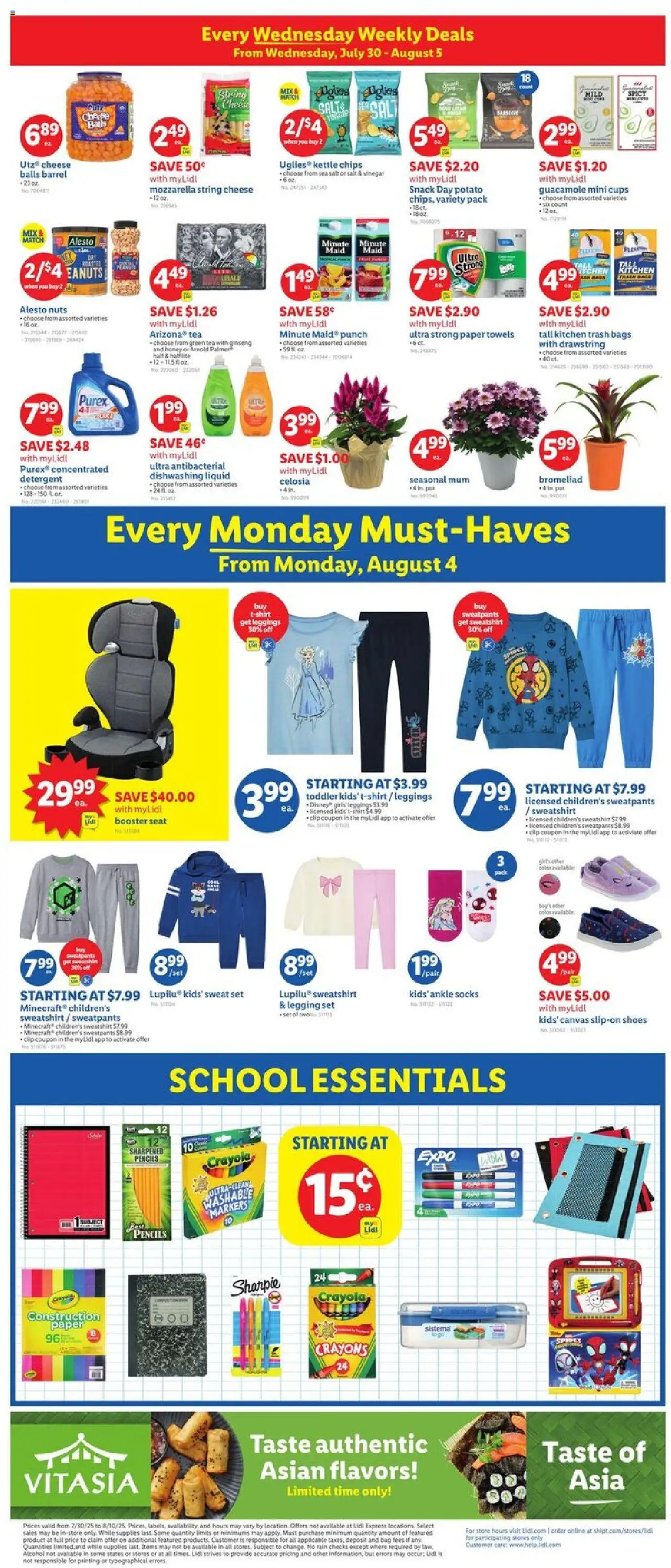 Lidl Weekly Ad from 07/30/2025 - Circular, Weekly flyer - Page number 4