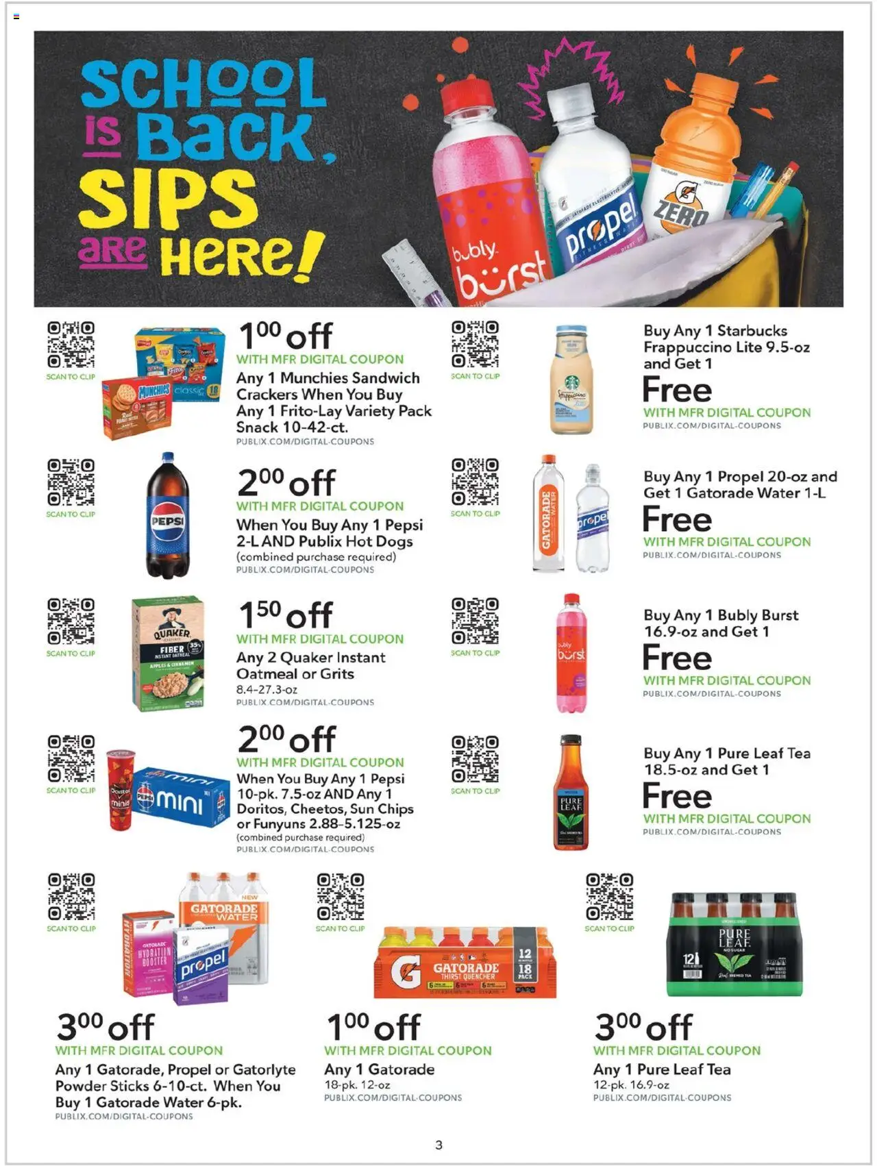 Publix Weekly ad from (07/26/2025) - Ad this week, Flyer - Page number 3