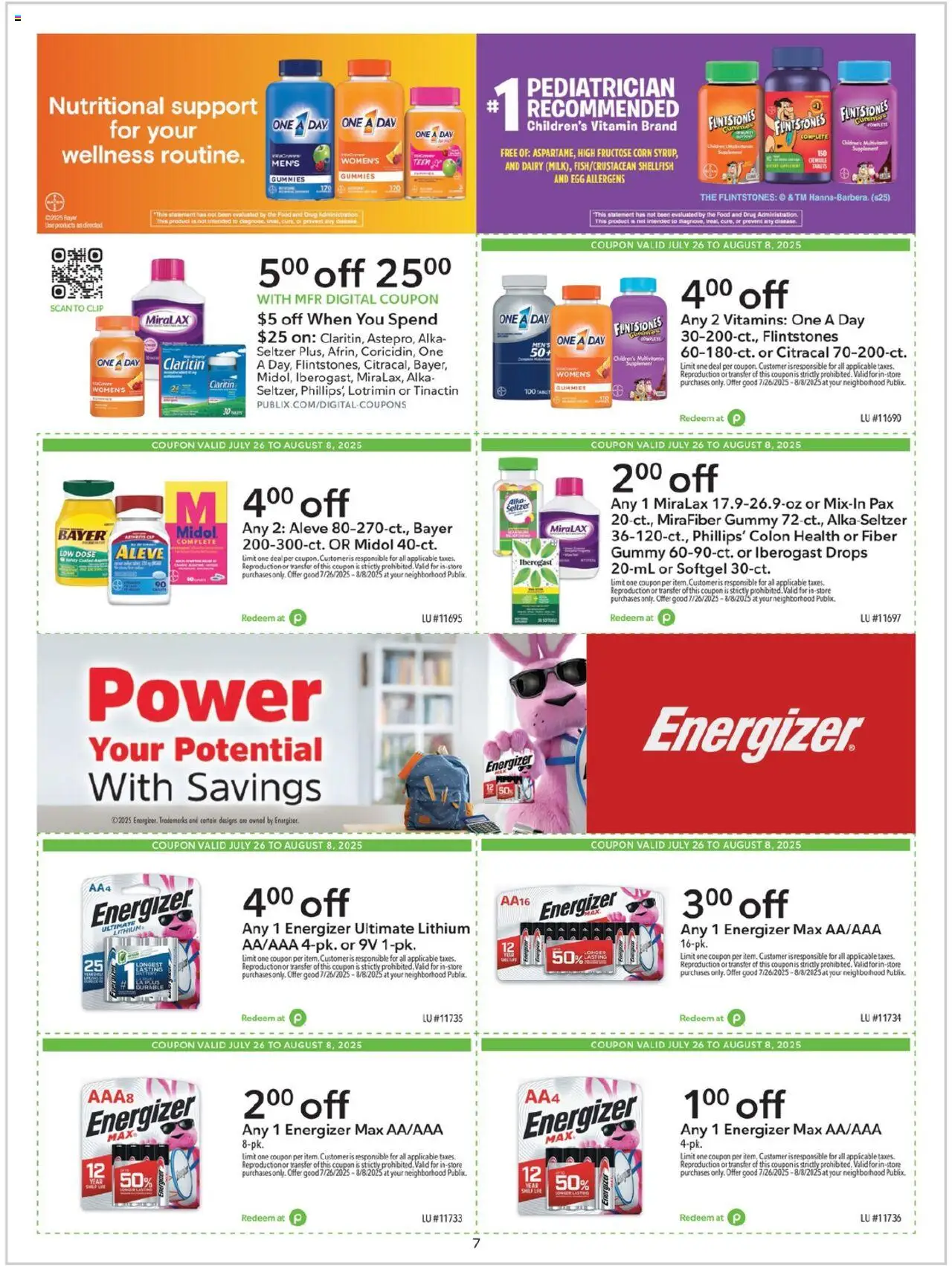 Publix Weekly ad from (07/26/2025) - Ad this week, Flyer - Page number 7