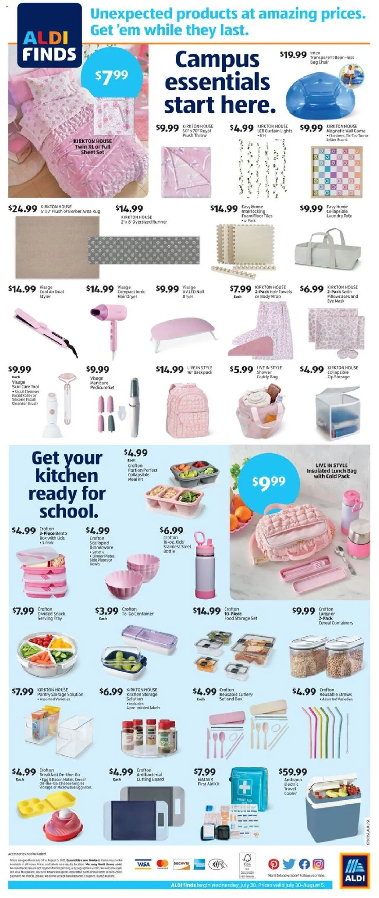 Aldi Weekly Ad from 07/30/2025 - Flyer, Sales ad - Page number 2