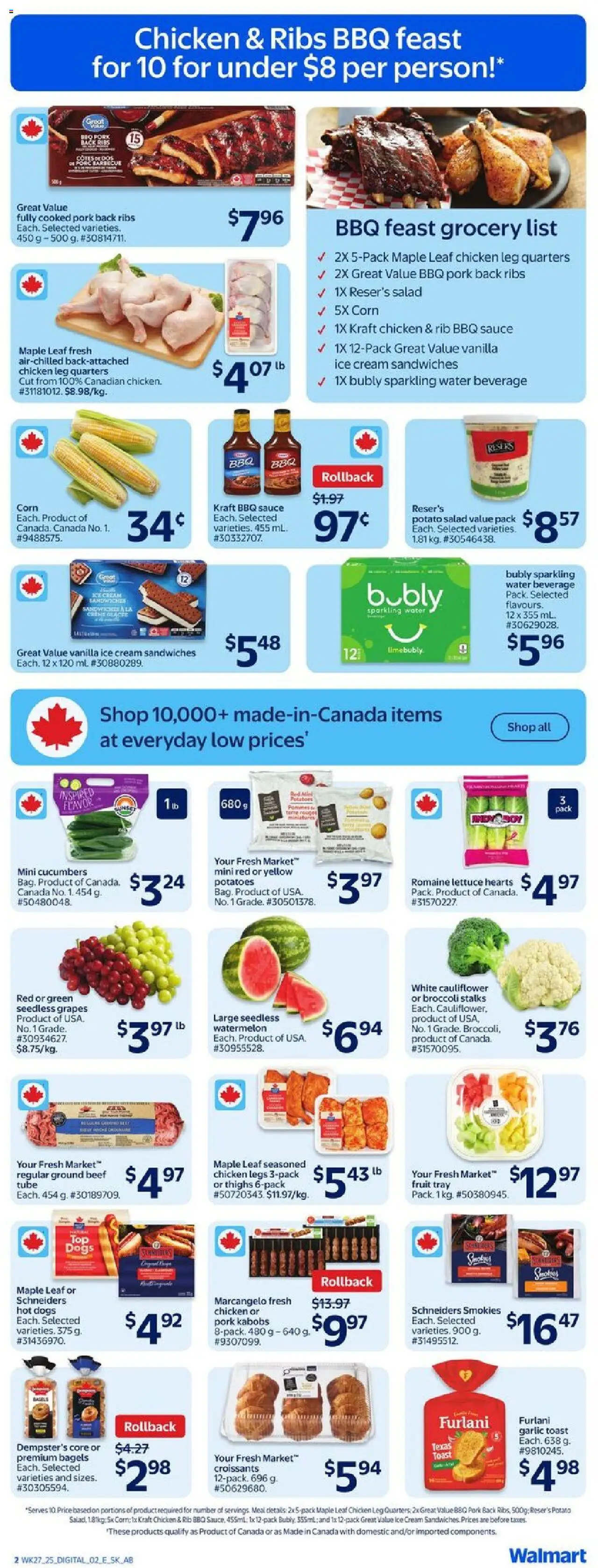 Walmart flyer valid from Jul 31, 2025 - page number 3