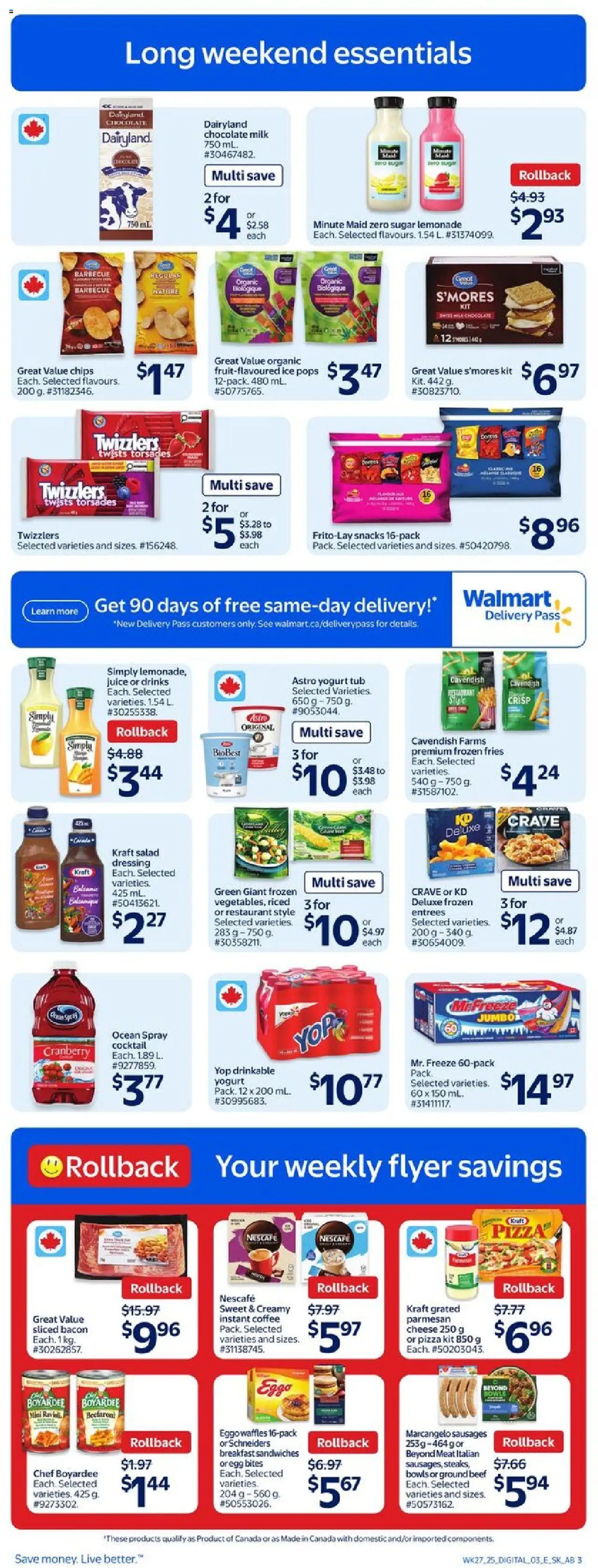 Walmart flyer valid from Jul 31, 2025 - page number 4