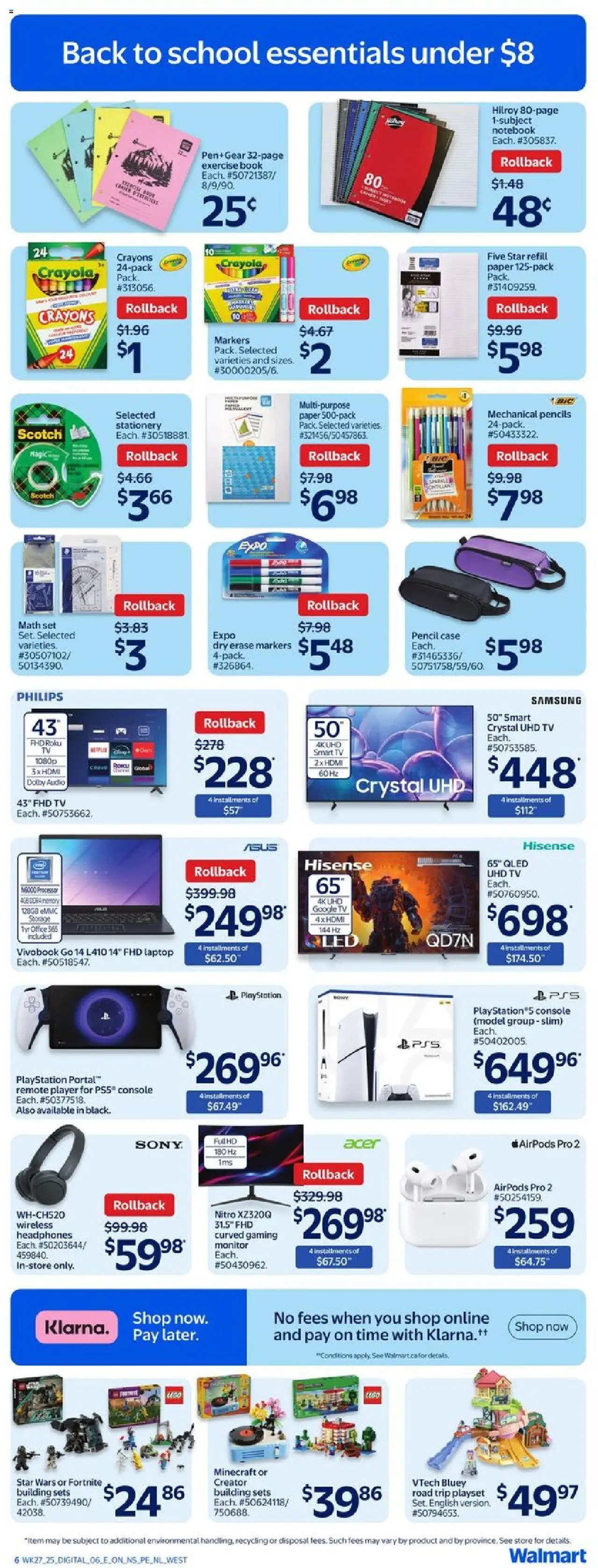 Walmart flyer valid from Jul 31, 2025 - page number 9