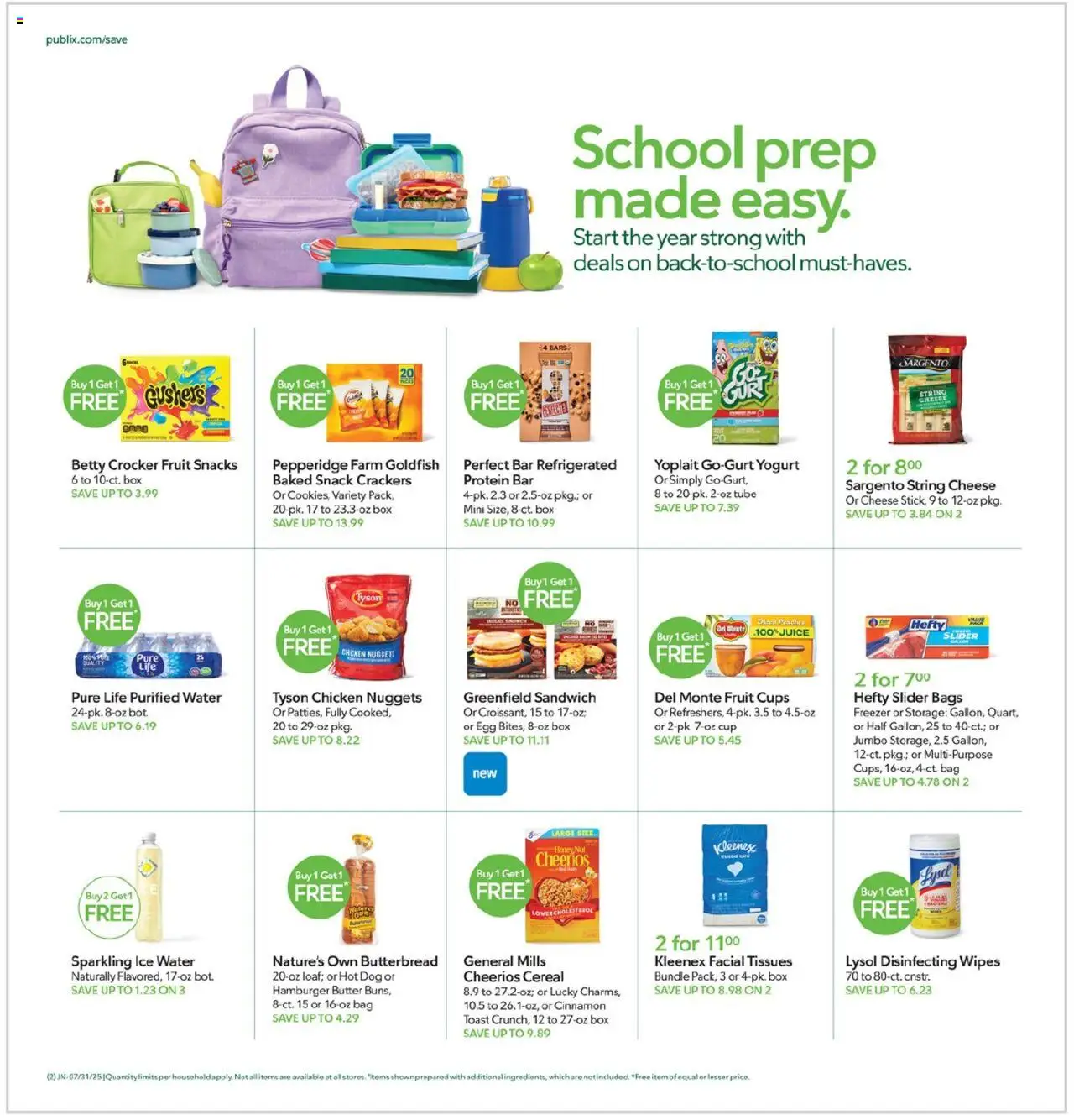 Publix Weekly ad from (07/30/2025) - Ad this week, Flyer - Page number 2