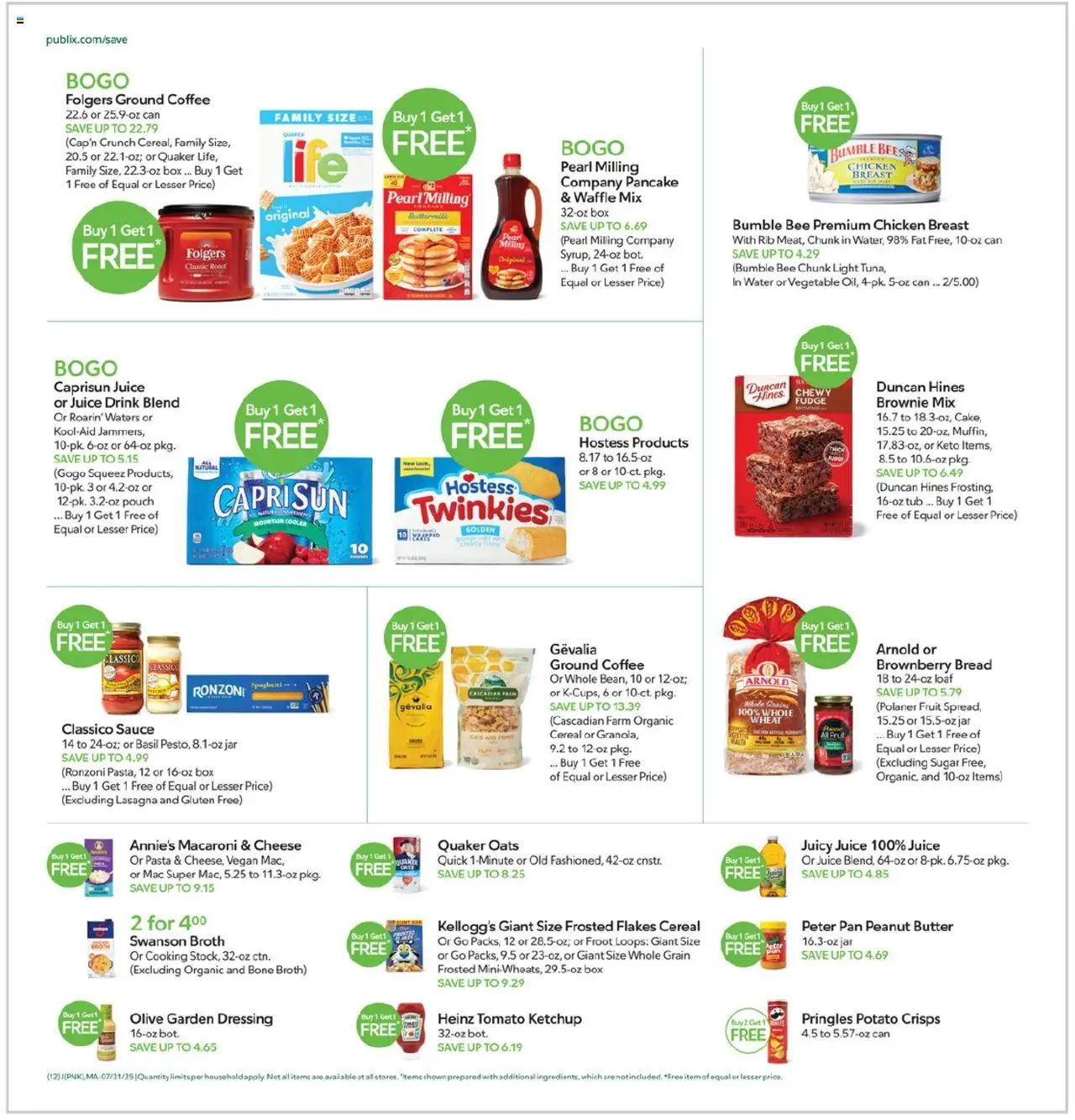 Publix Weekly ad from (07/30/2025) - Ad this week, Flyer - Page number 12