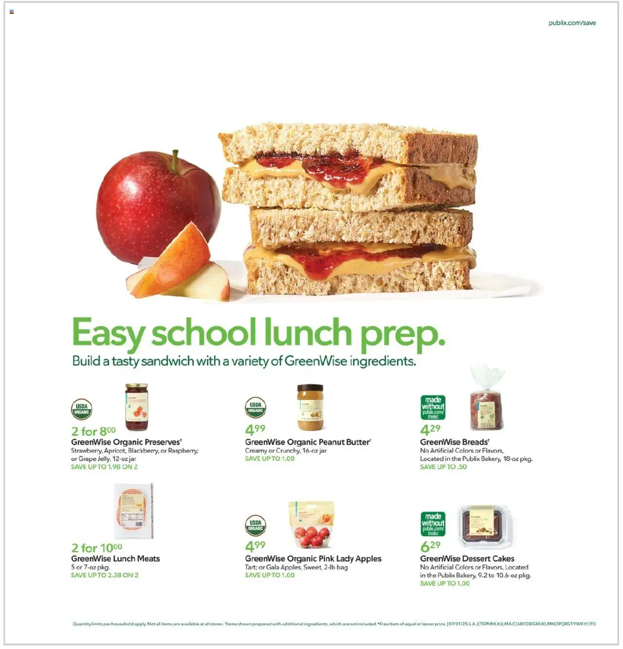 Publix Weekly ad from (07/30/2025) - Ad this week, Flyer - Page number 11
