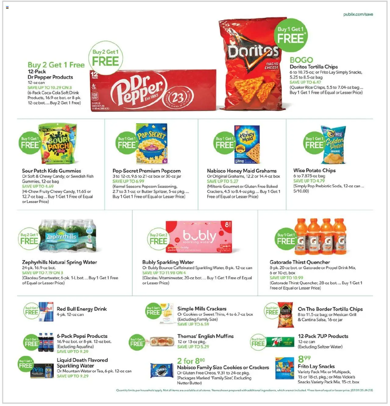 Publix Weekly ad from (07/30/2025) - Ad this week, Flyer - Page number 13