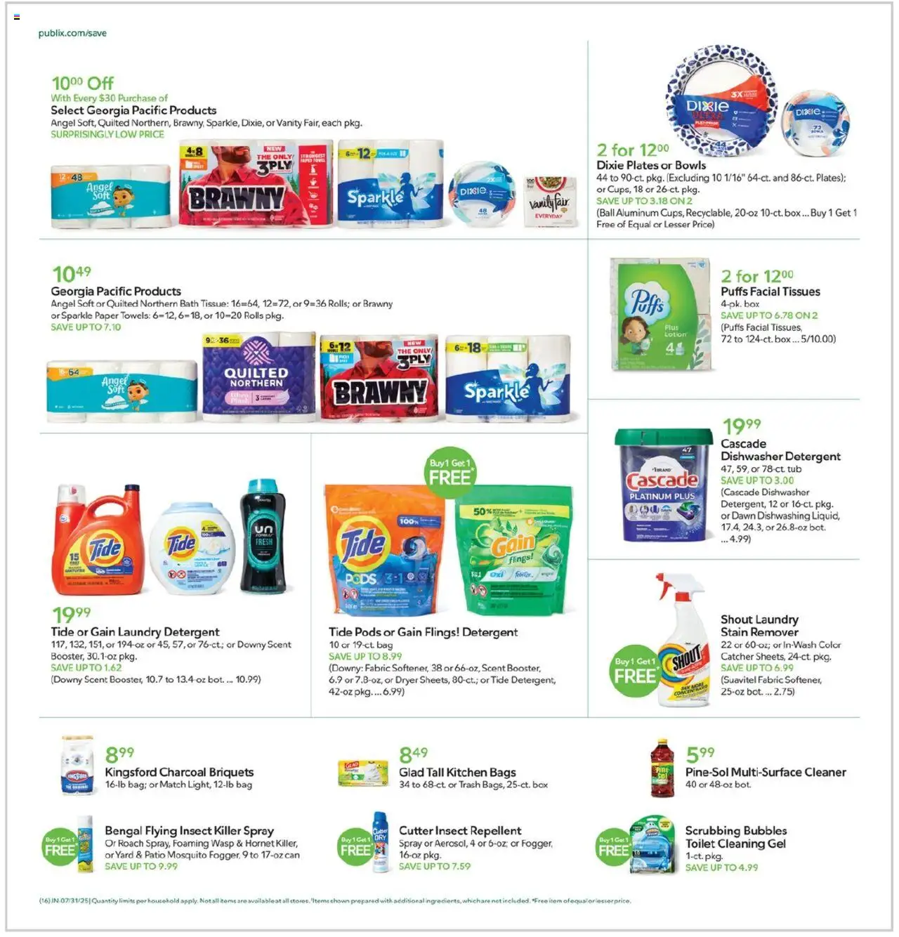 Publix Weekly ad from (07/30/2025) - Ad this week, Flyer - Page number 16