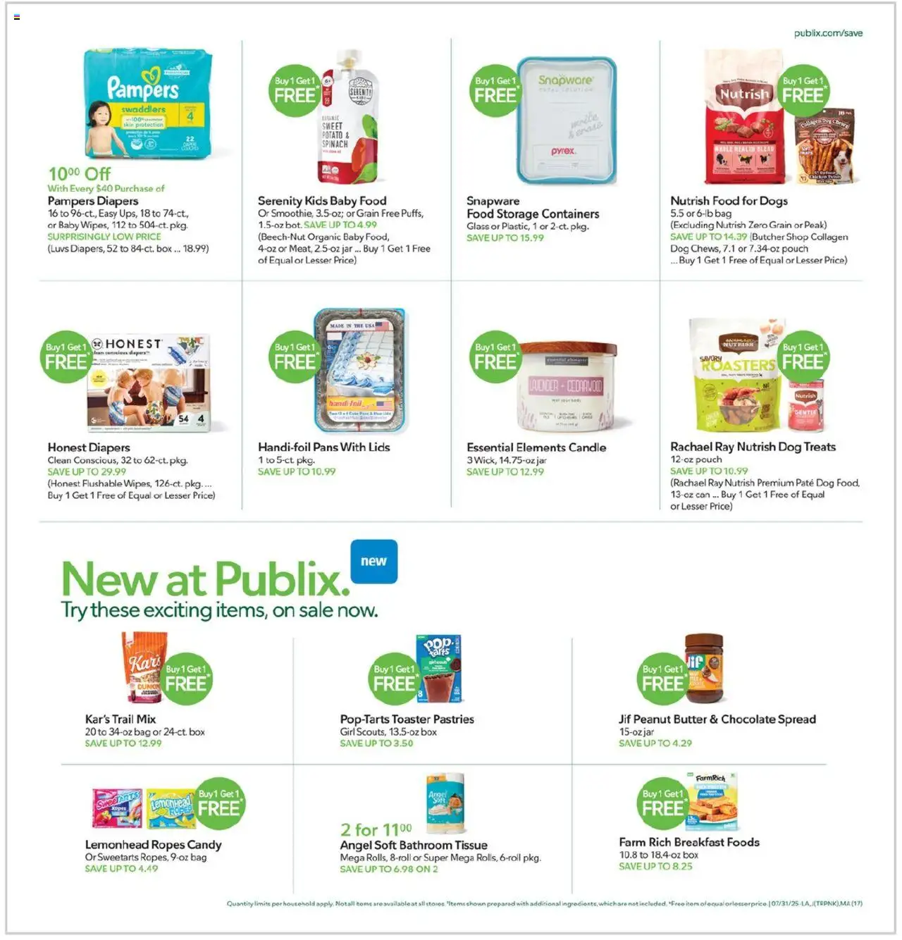 Publix Weekly ad from (07/30/2025) - Ad this week, Flyer - Page number 17